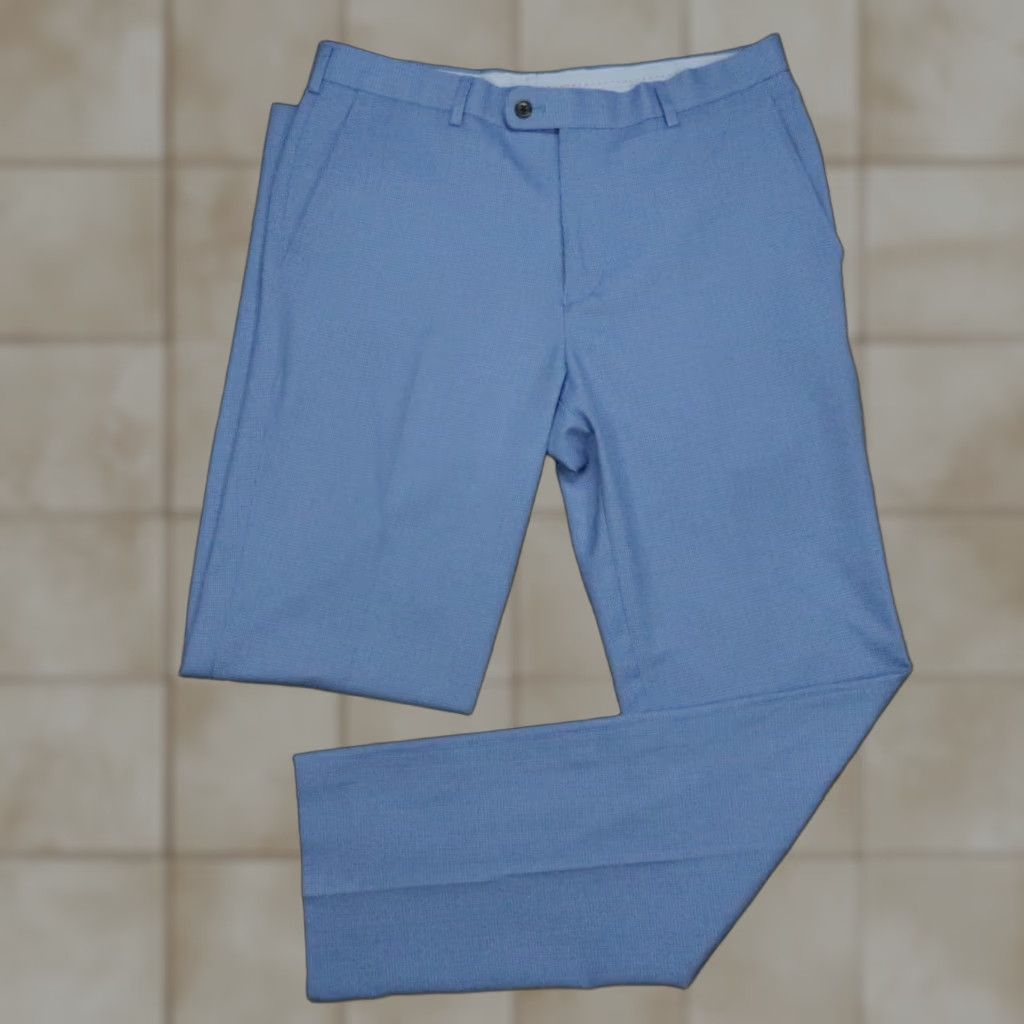 Peter Millar Peter Millar Pants Men 34x33 Blue Plaid Tech Performance Wicking Trouser Size US 34 / EU 50 - 1 Thumbnail