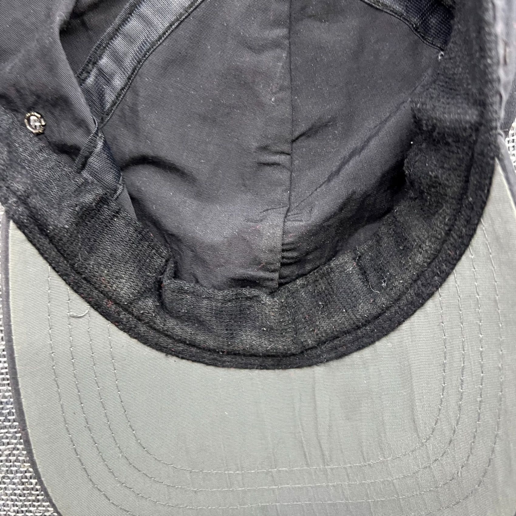 Oakley VINTAGE Oakley Baseball Cap One Size Gray Mens Adjustable 90s Y2K Solid Canvas Polyester Cap Size ONE SIZE - 6 Thumbnail