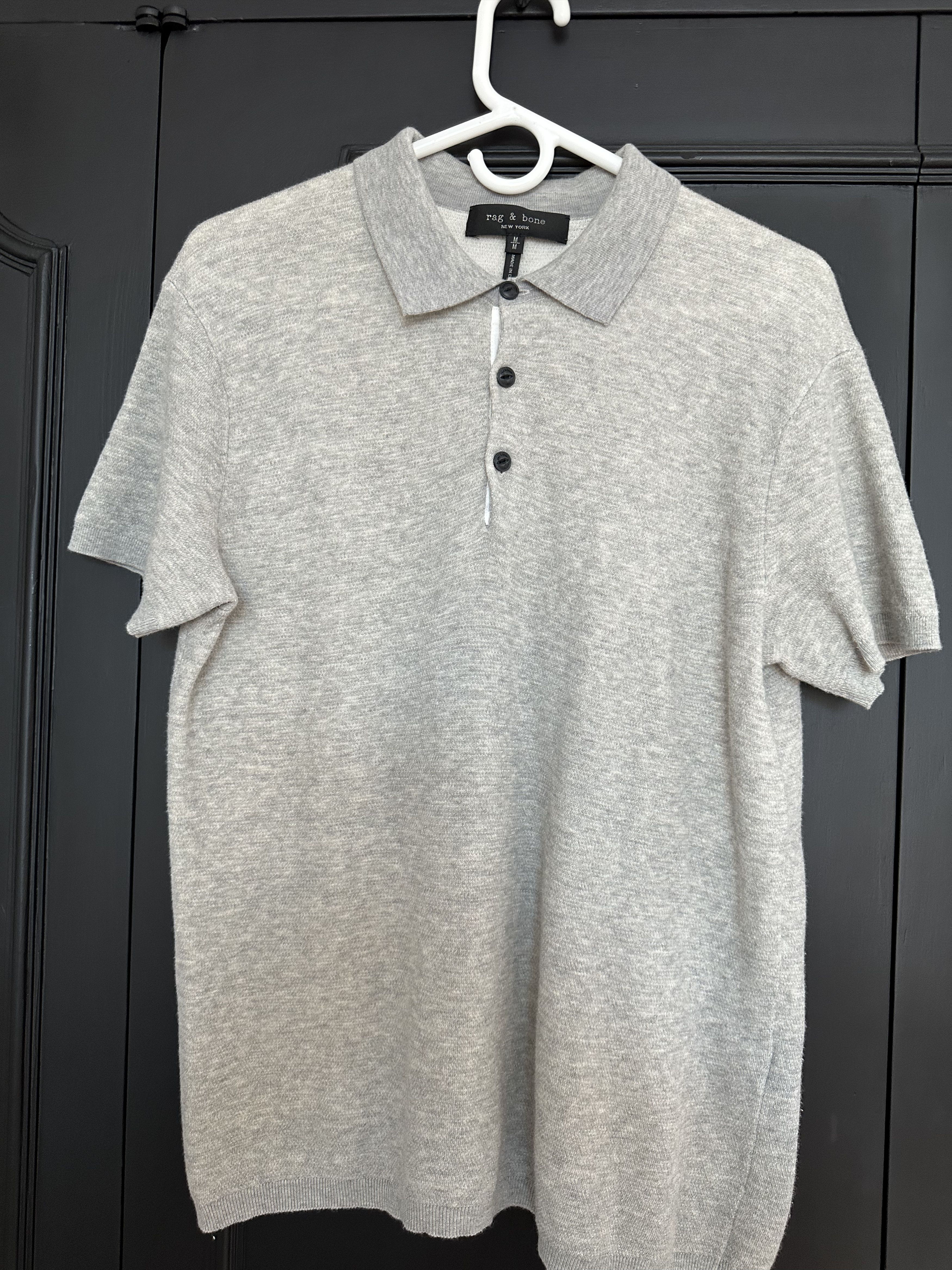 Rag & Bone rag & bone Lightweight Knit Polo Size US M / EU 48-50 / 2 - 1 Thumbnail