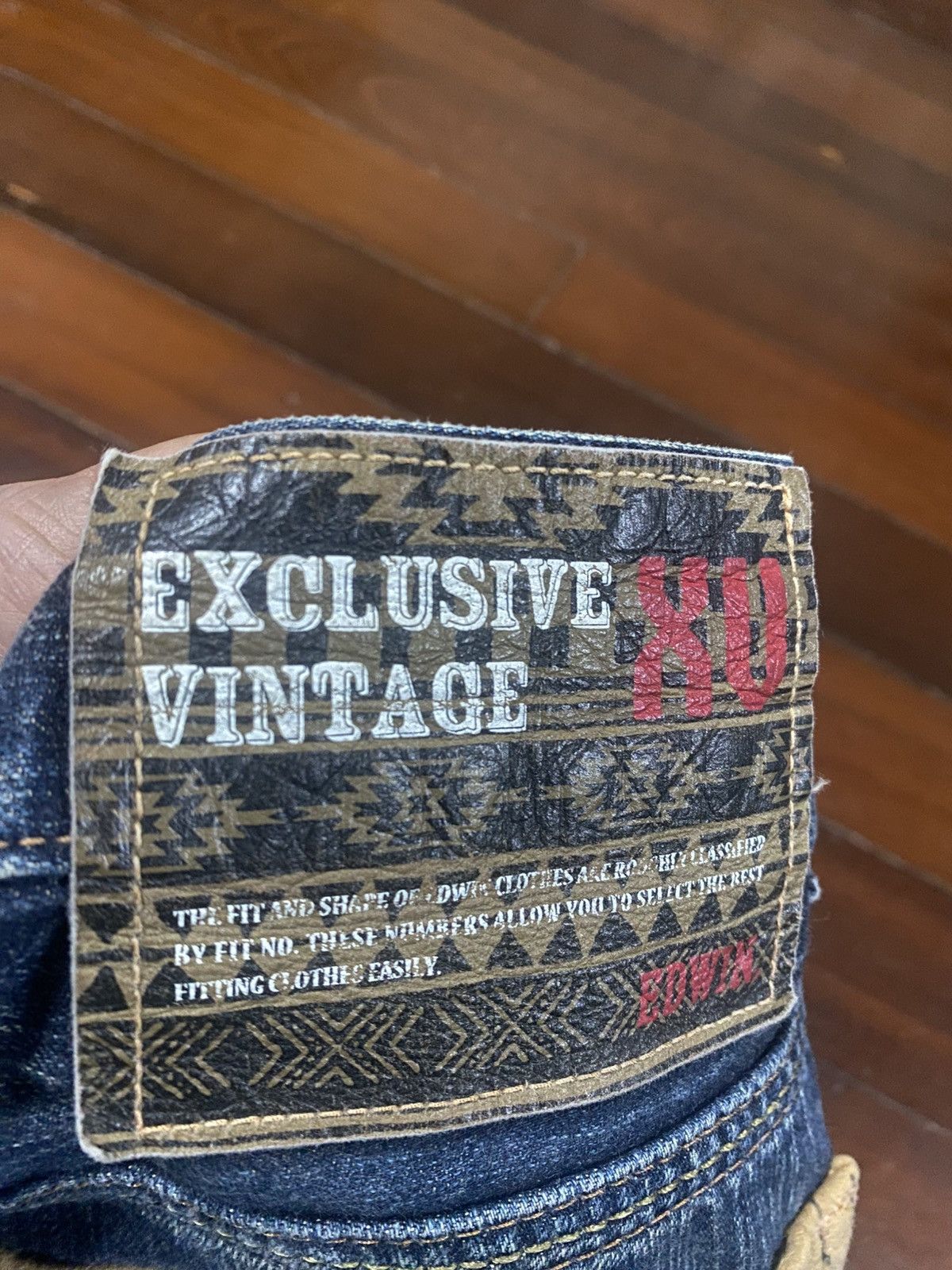 Edwin BAGGY DISTRESSED DENIM EDWIN EXCLUSIVE VINTAGE XU flare Size US 36 / EU 52 - 15 Thumbnail