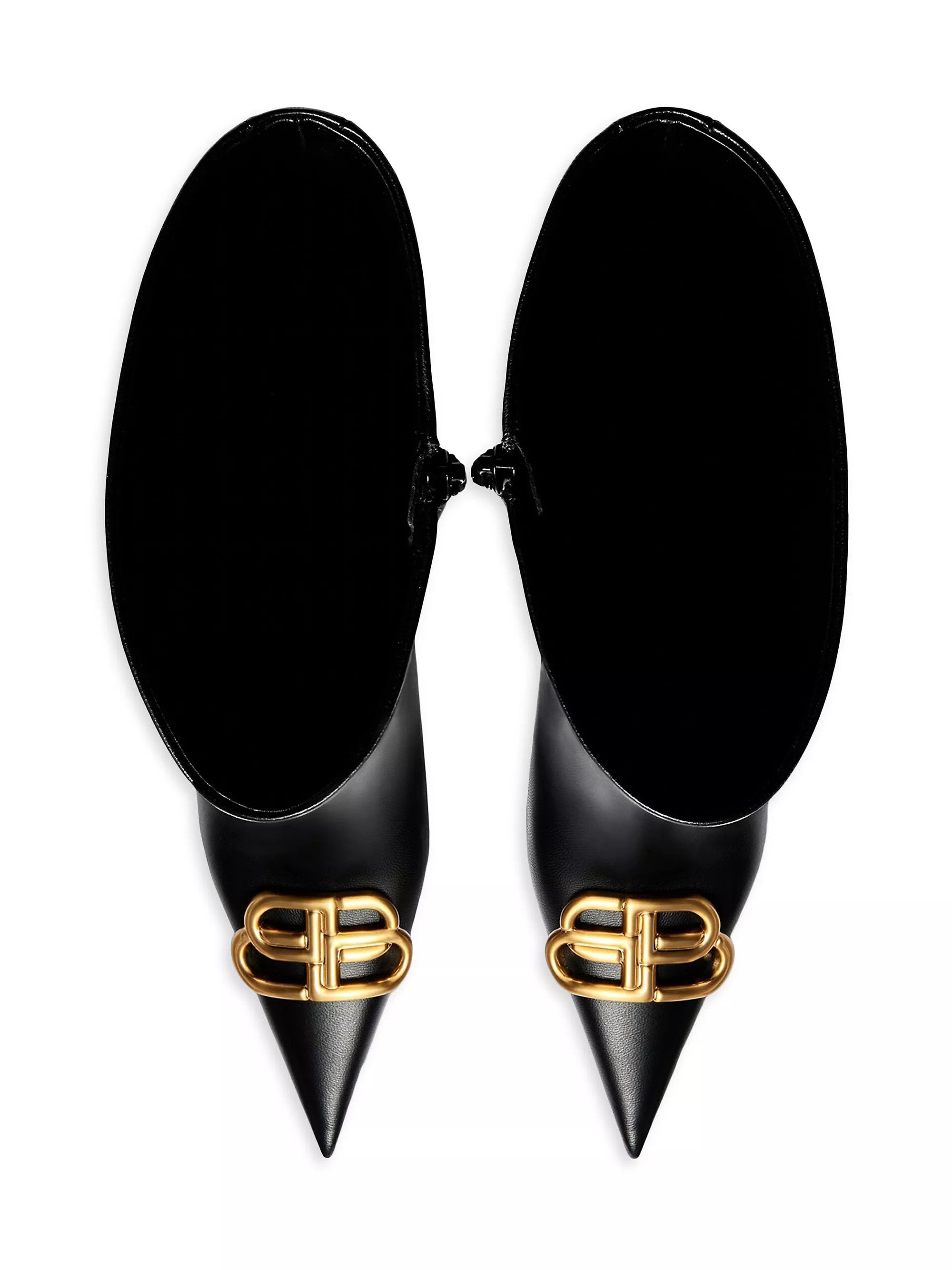 Balenciaga o1mt1gz0325 Square Knife BB 80mm Boots in Black Size US 7 / IT 37 - 5 Thumbnail