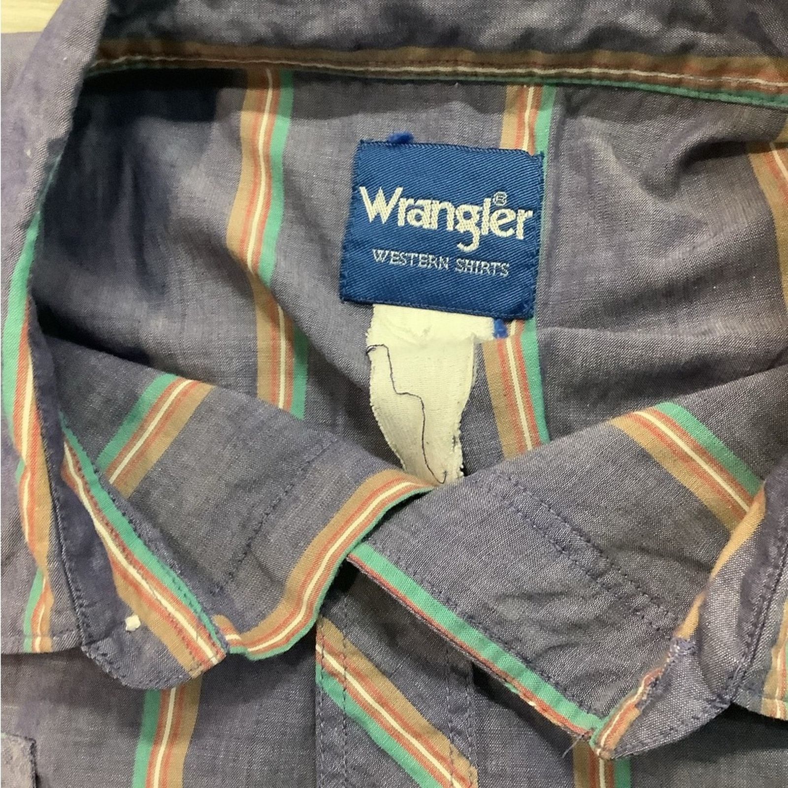 Wrangler Vintage Wrangler Western Shirts Size US XL / EU 56 / 4 - 3 Thumbnail