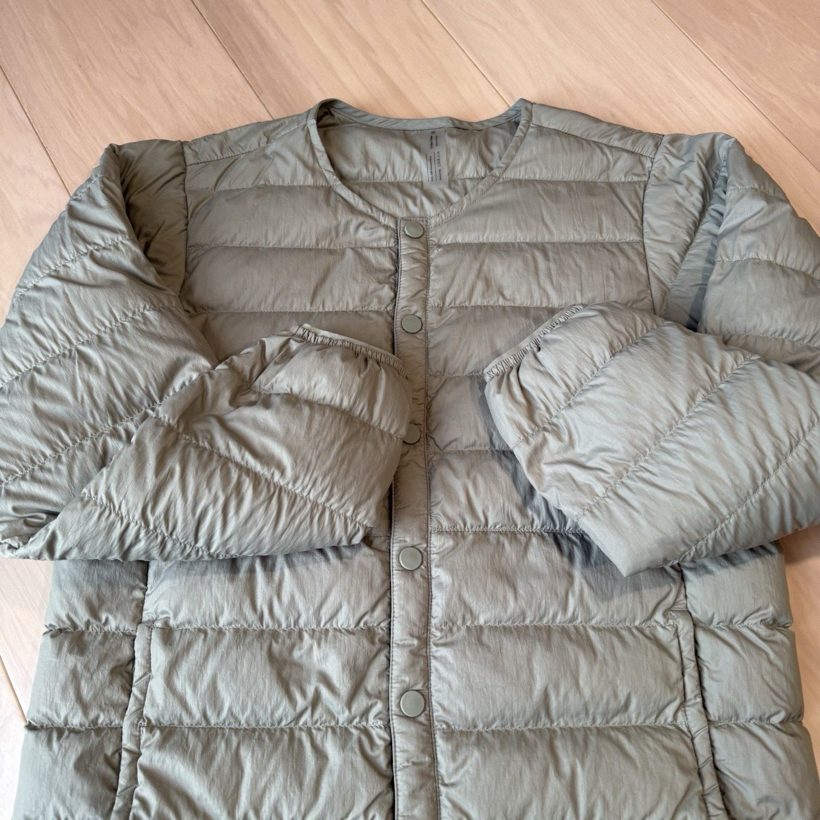 Outdoor Voices Outdoor Voices Down Jacket Women's Gray Insulated Button Up Size S / US 4 / IT 40 - 4 Thumbnail