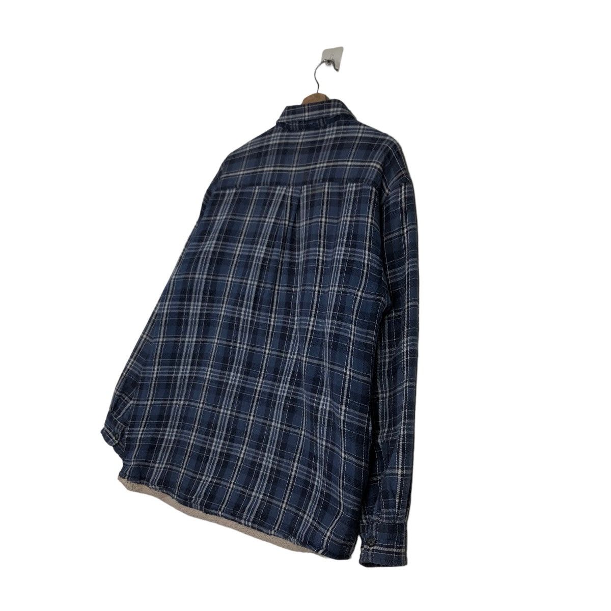 Flannel VINTAGE FLANNEL SHIRT JACKET LEVI’S SHEARLING TARTAN DESIGN Size US L / EU 52-54 / 3 - 11 Thumbnail