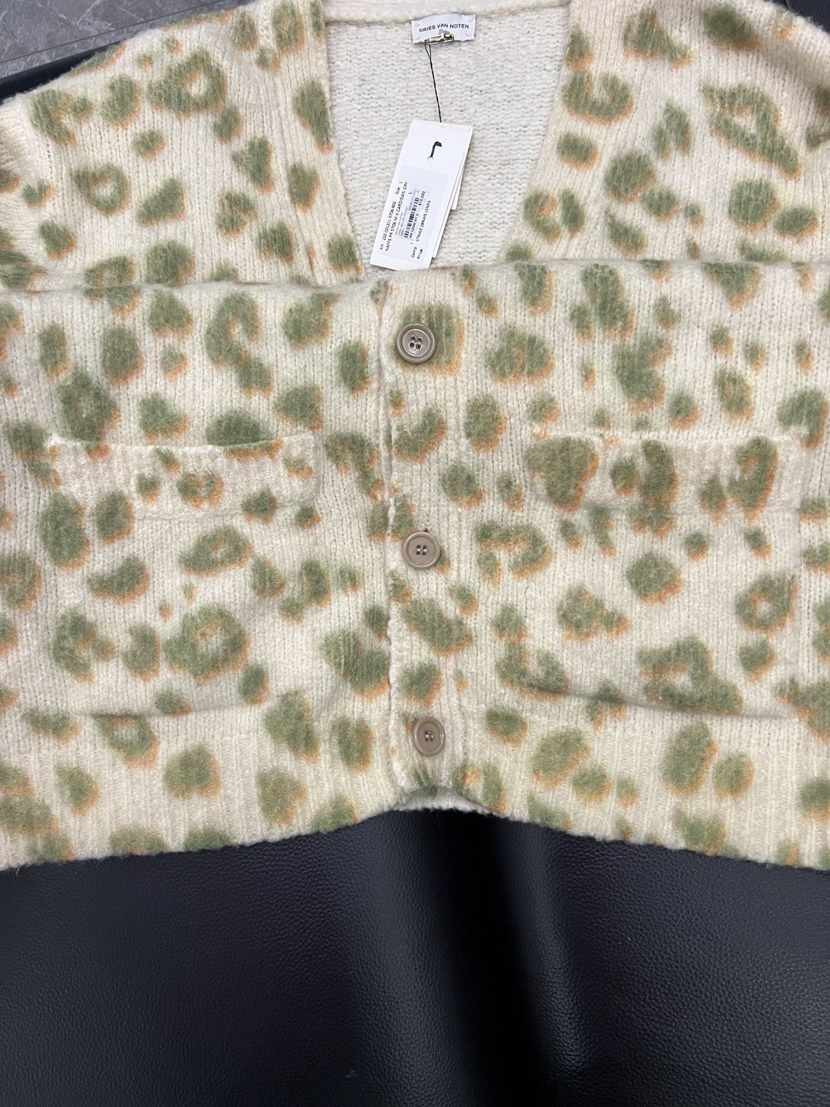 Dries Van Noten Dries Van Noten FW22 Lookbook Leopard Print Merino Wool Card Size US L / EU 52-54 / 3 - 17 Thumbnail