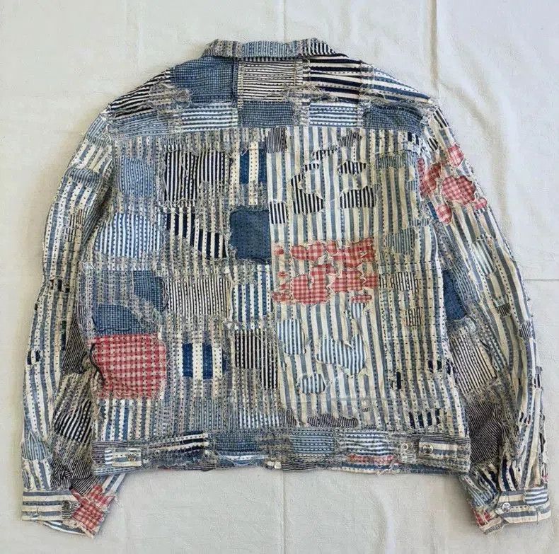 Kapital KAPITAL LIBERTY BORO Patchwork Jacket. Size US L / EU 52-54 / 3 - 3 Thumbnail