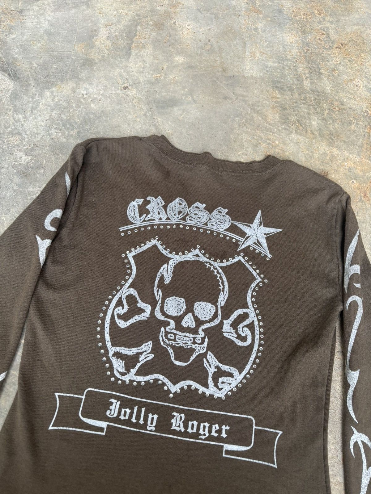 Hysteric Glamour Y2k Cross Jolly Roger Skull Ifsix Lgb Style Longsleeve Size S / US 4 / IT 40 - 3 Thumbnail