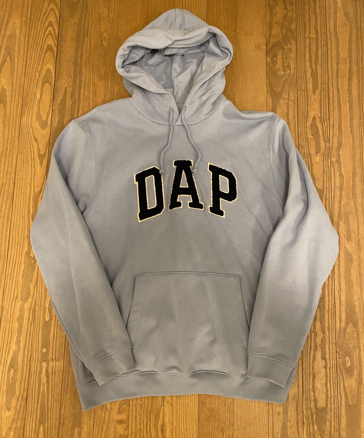 image of Dapper Dan Exclusive Hoodie in Blue, Men's (Size Large)