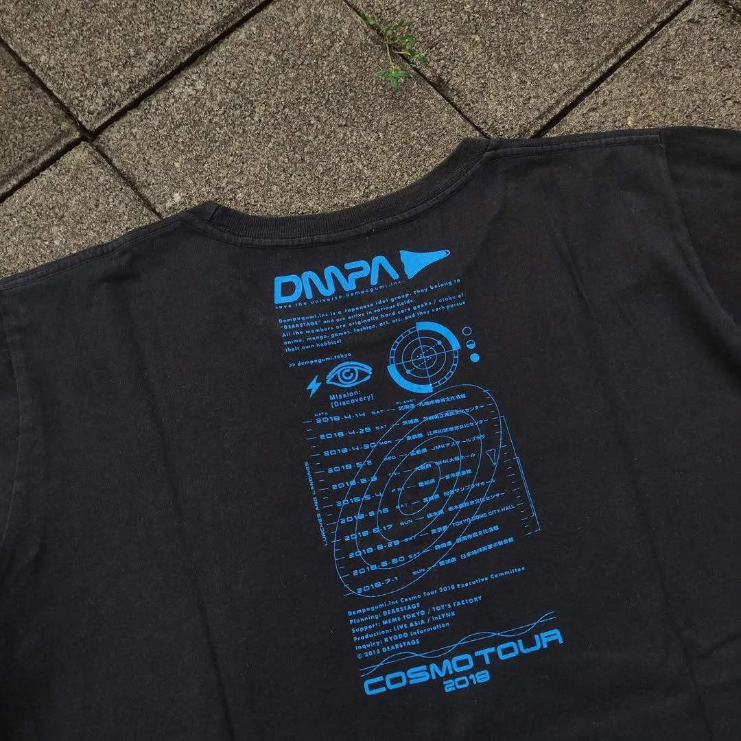 Band Tees Dempagumi.inc Cosmo Tour 2018 Tee Size US XL / EU 56 / 4 - 2 Thumbnail