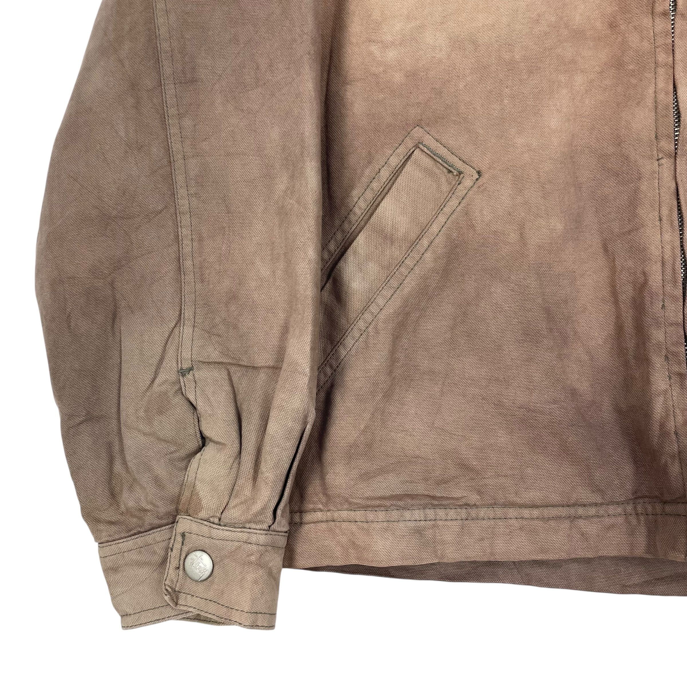 Stussy Vintage Stussy Duck Canvas Sherpa Work Jacket Size US S / EU 44-46 / 1 - 3 Thumbnail