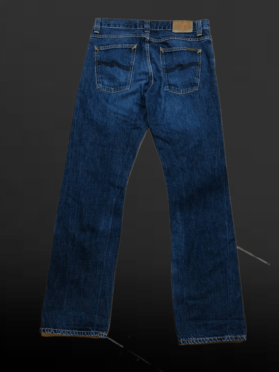 Nudie Jeans Nudie Jeans Steady Eddie Mens Blue Denim Jeans Button Fly Size US 33 - 1 Thumbnail