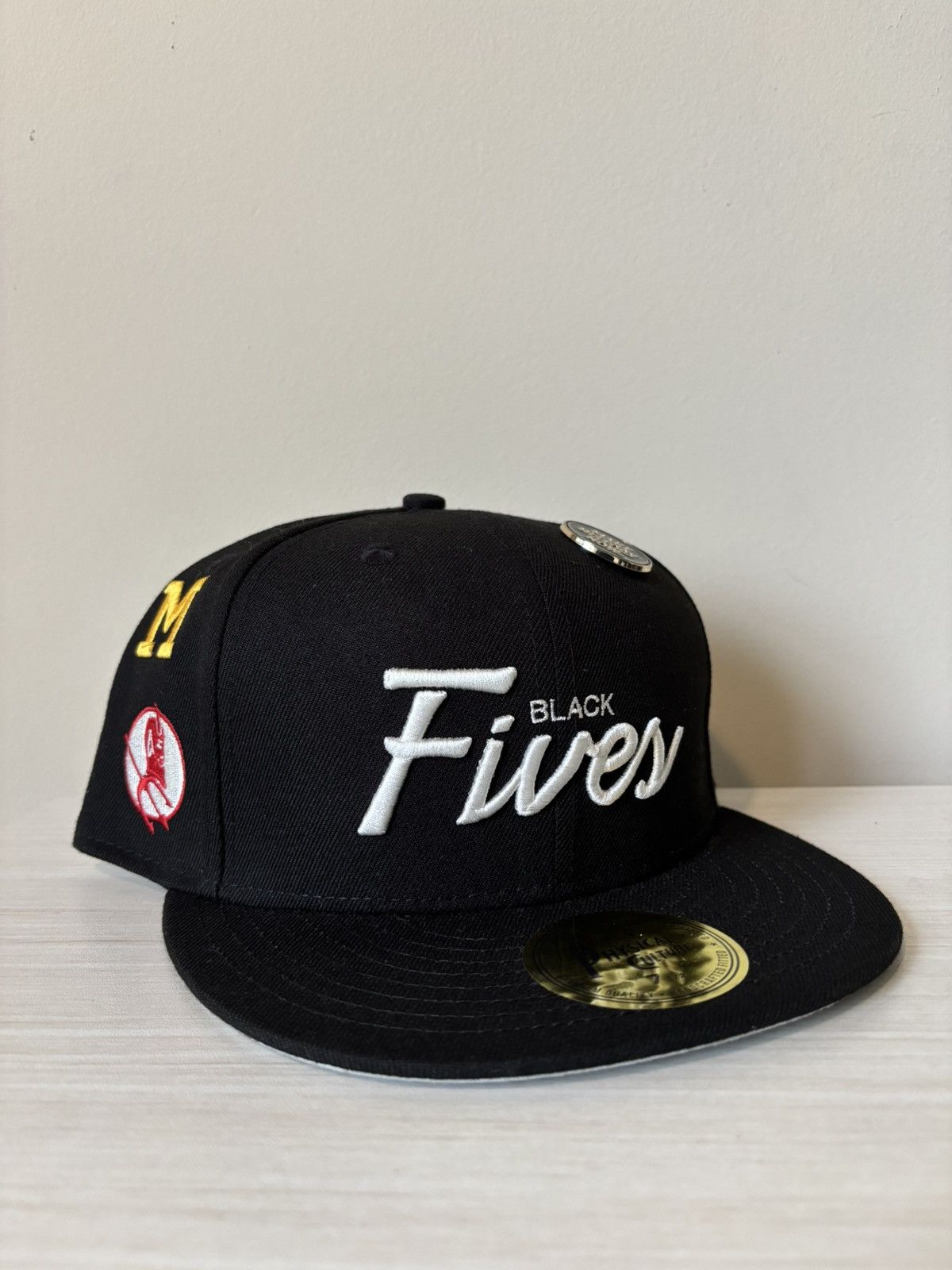 Lids Black Fives Fitted Size 7 1/2 Size ONE SIZE - 1 Thumbnail