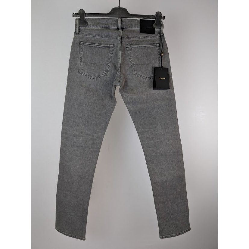 Tom Ford o1rshd1 Straight Denim Jeans in Grey Size US 29 - 9 Thumbnail