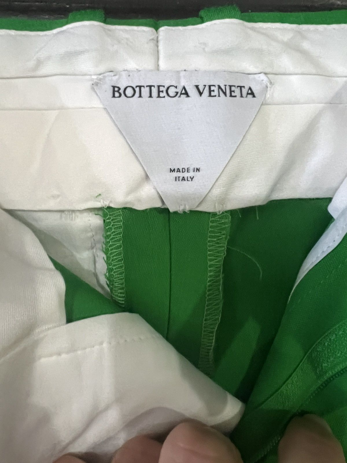 Bottega Veneta Bottega Veneta Green Wide Leg Trousers Size US 32 / EU 48 - 3 Thumbnail