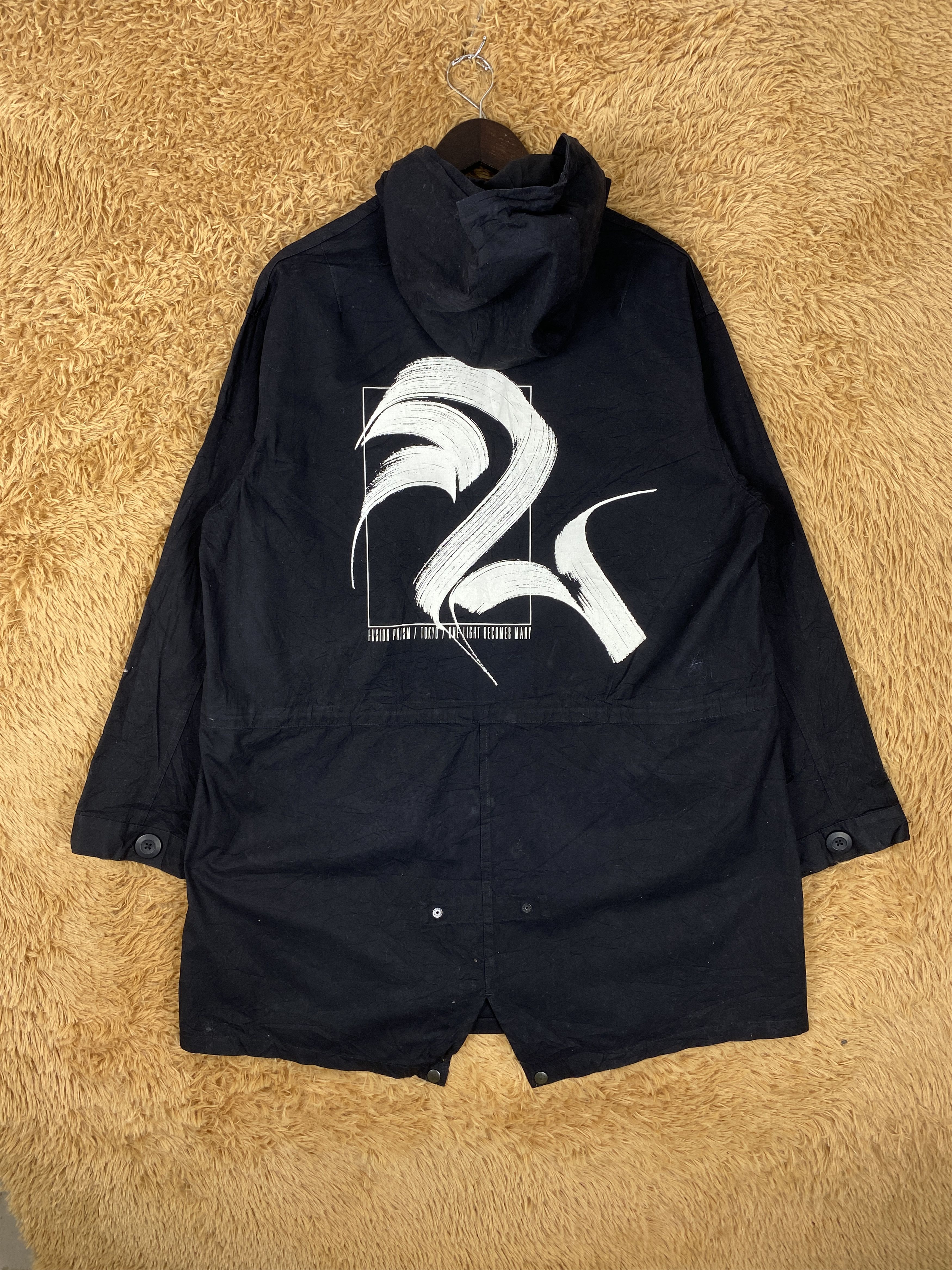 GU Vintage GU Hoodie Long Jacket J2156 Size US M / EU 48-50 / 2 - 1 Thumbnail