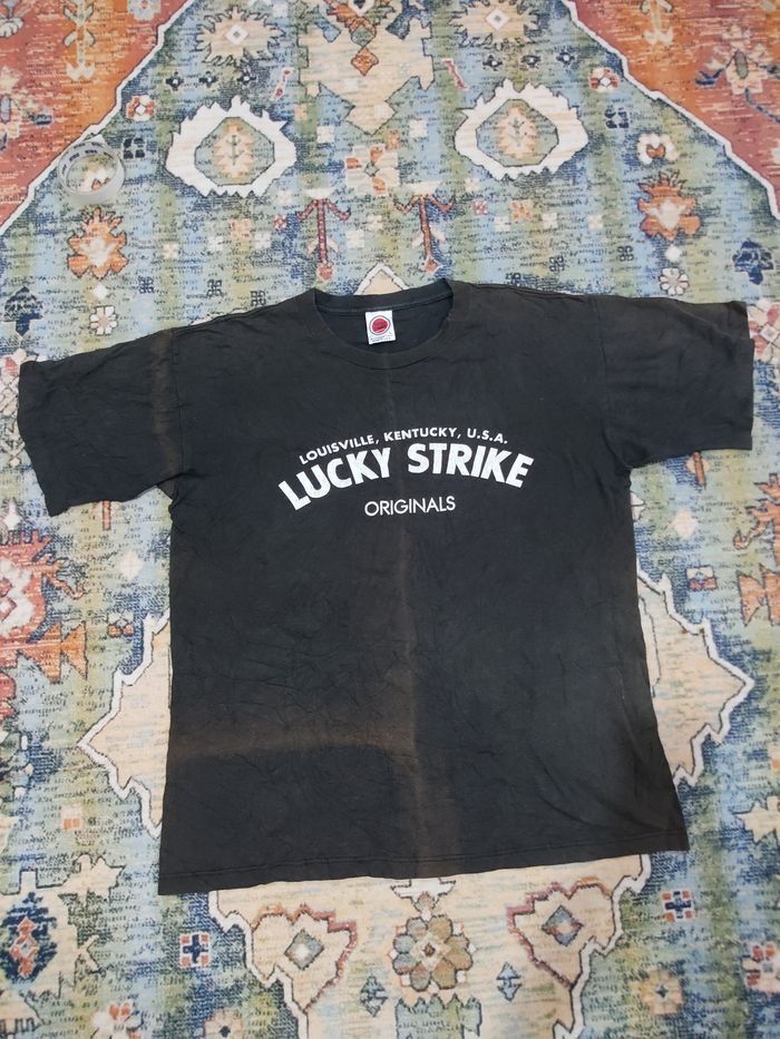 Vintage Lucky Strike T-Shirt (Made In Usa) *Faded