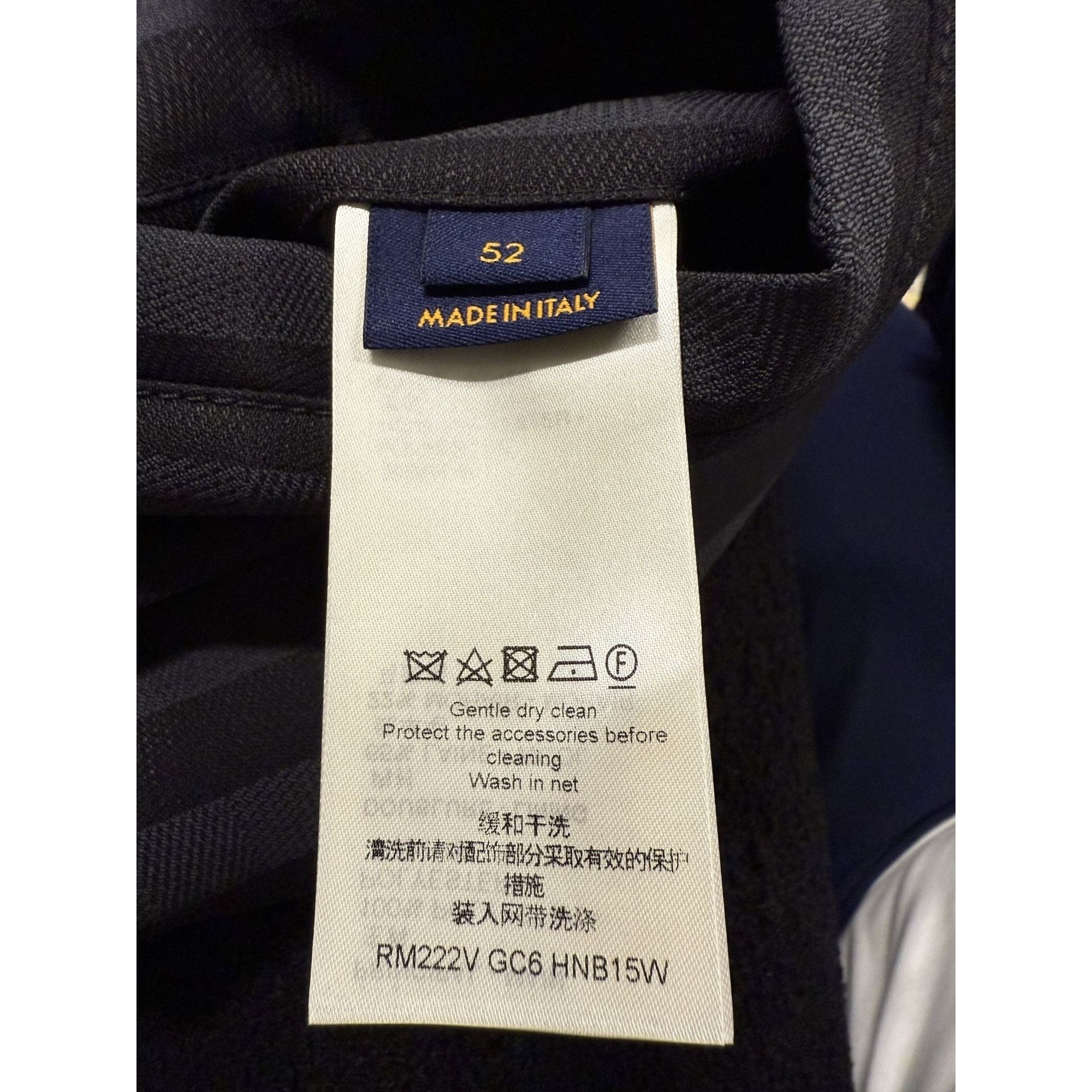 Louis Vuitton Louis Vuitton Mens Navy Quilted Jacket Size 52 Size US L / EU 52-54 / 3 - 10 Thumbnail