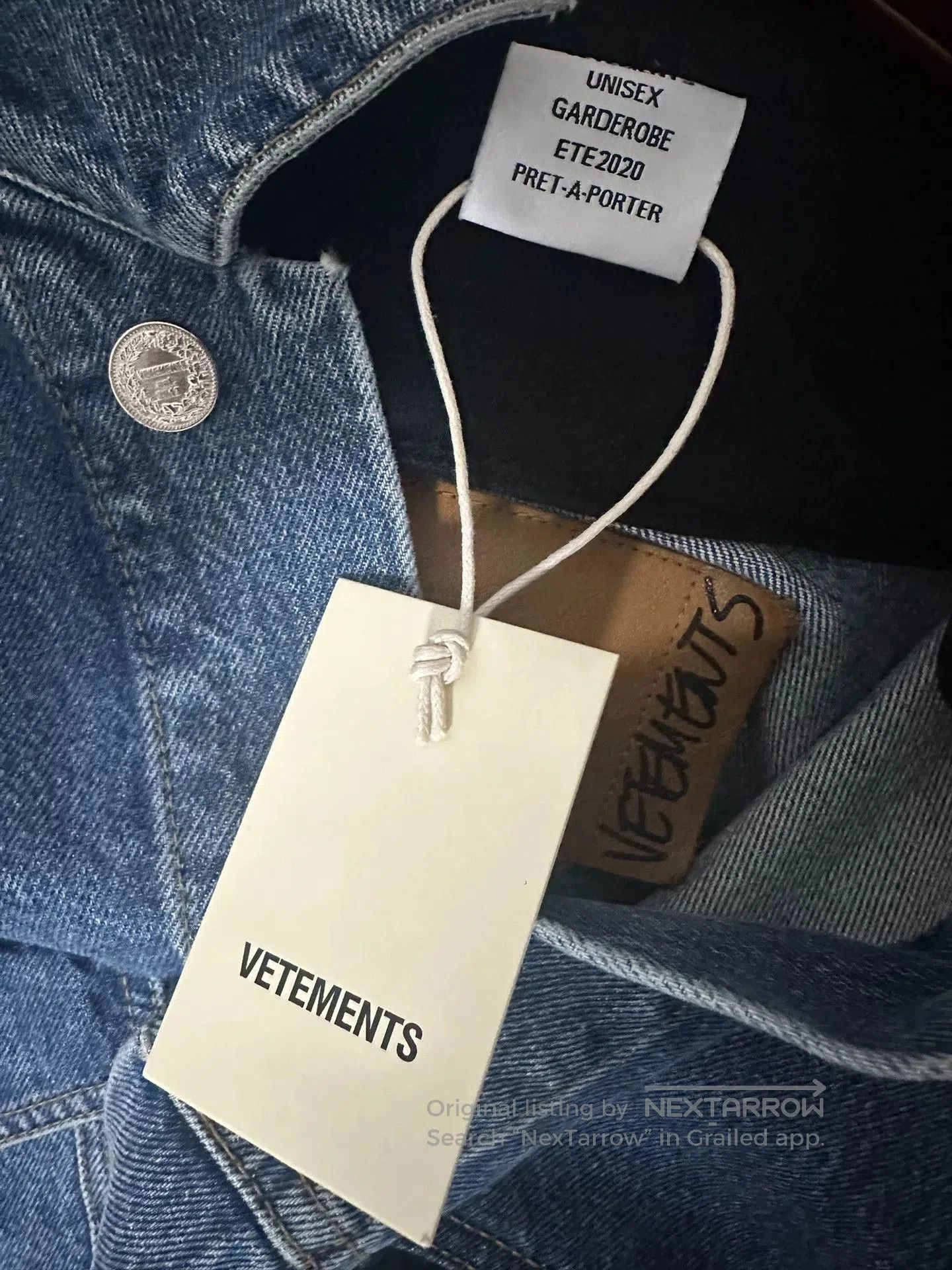 Vetements vetements 2020aw denim hooded jacket. Size US S / EU 44-46 / 1 - 3 Thumbnail