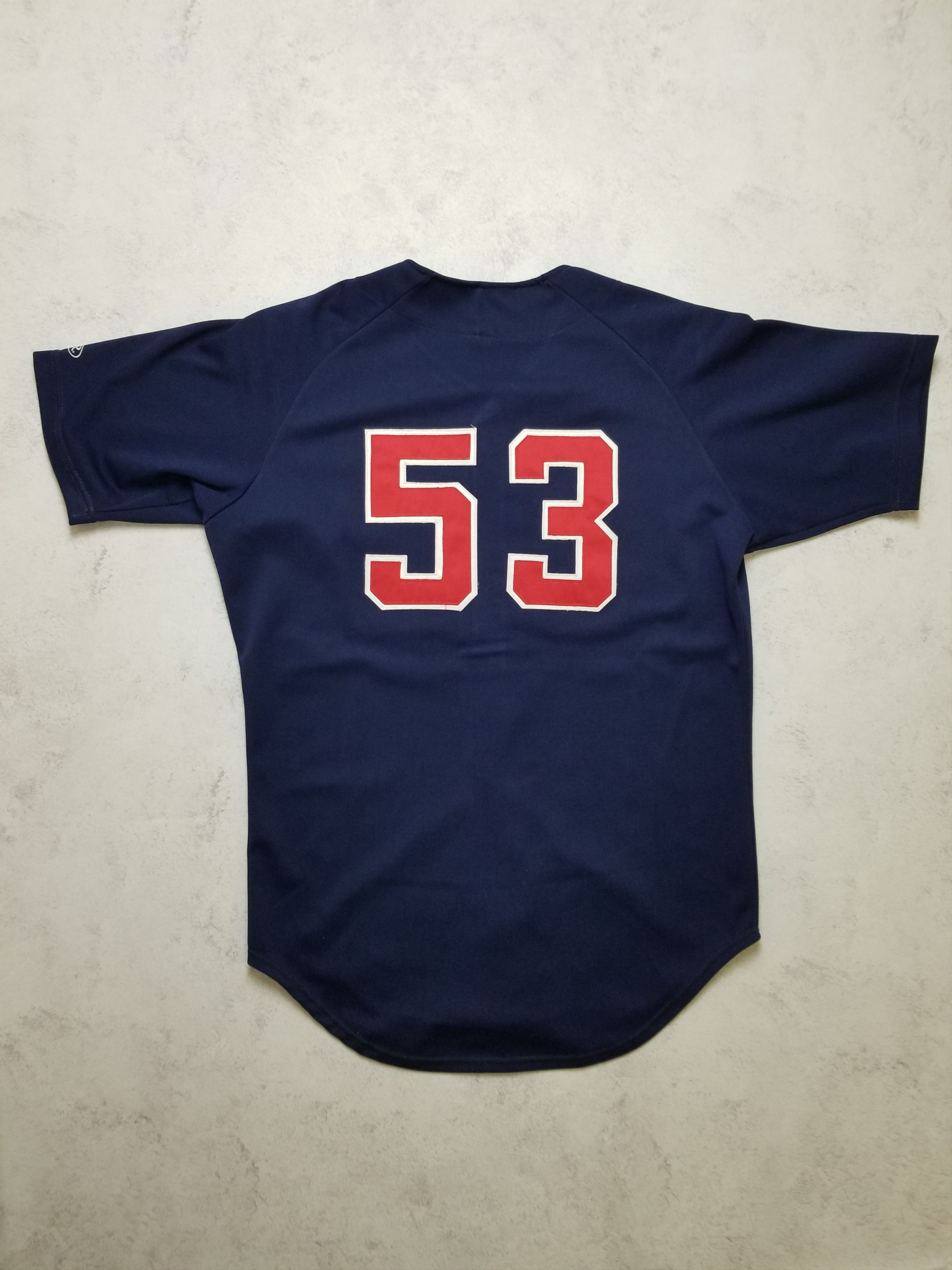 Other Rawlings Atlanta Braves #53 Baseball MLB Jersey Size US L / EU 52-54 / 3 - 2 Thumbnail