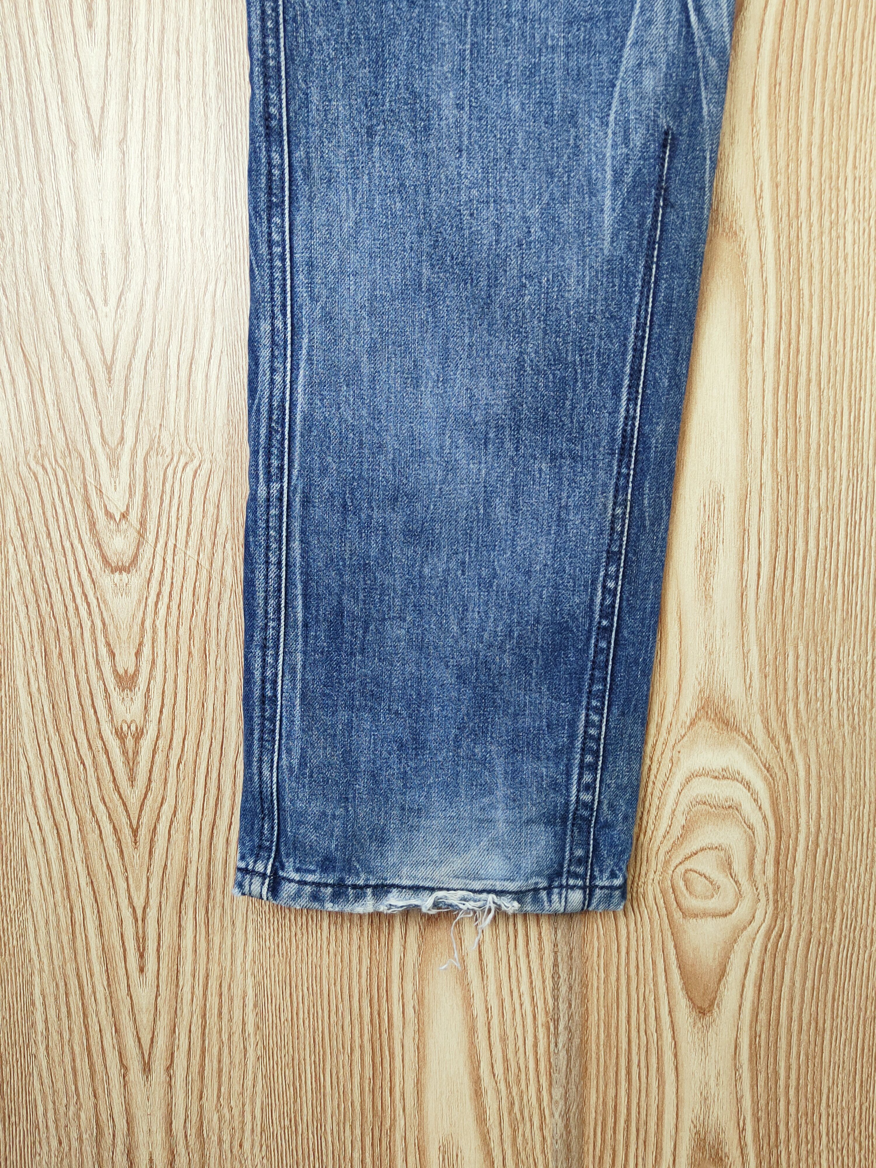 Diesel Diesel Blue Faded Distressed Ripped Jeans #S2741 Size US 35 - 10 Thumbnail