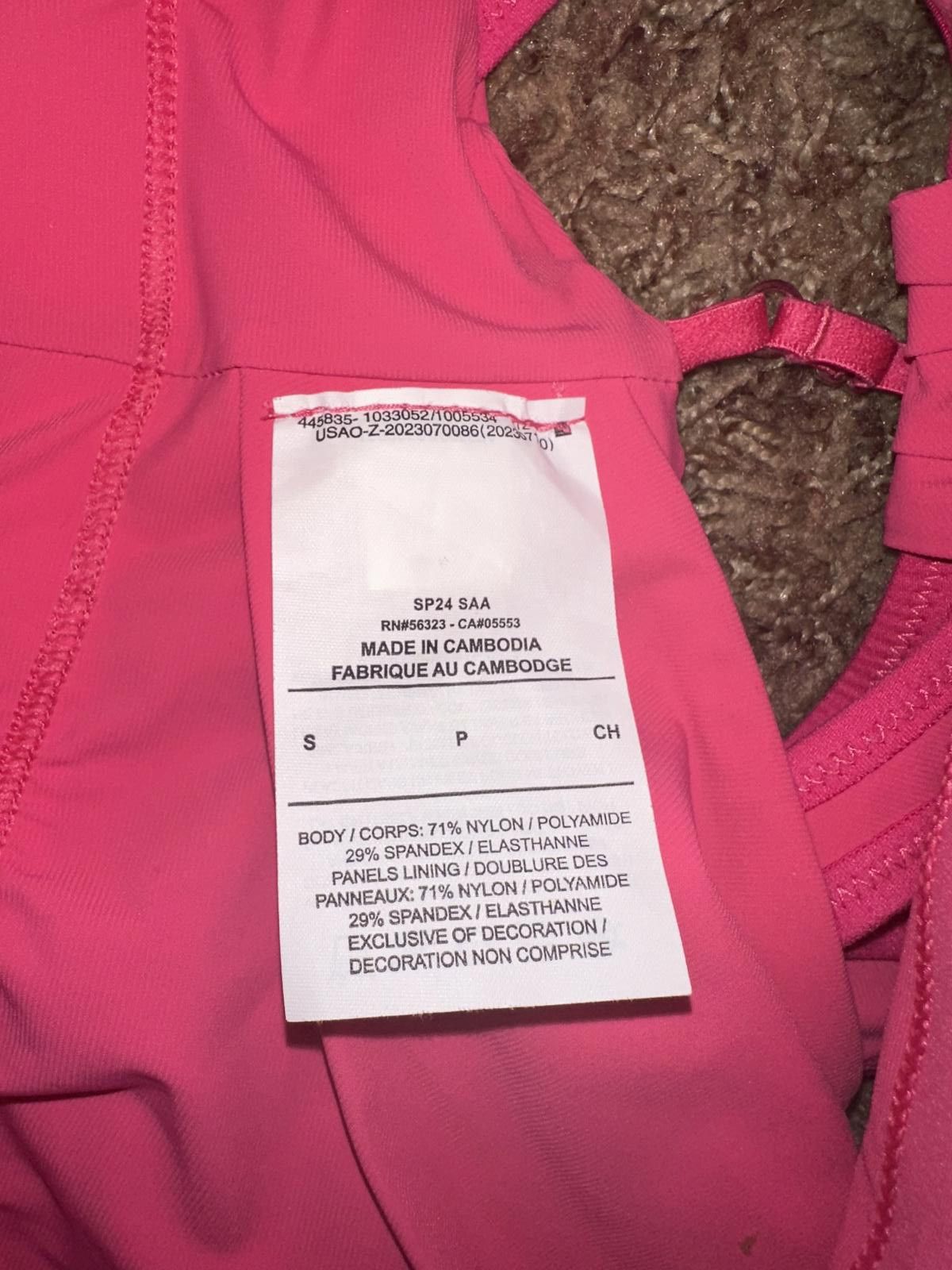 Nike Women’s Jacquemus La Brassière Drapée Pink Sport Bra