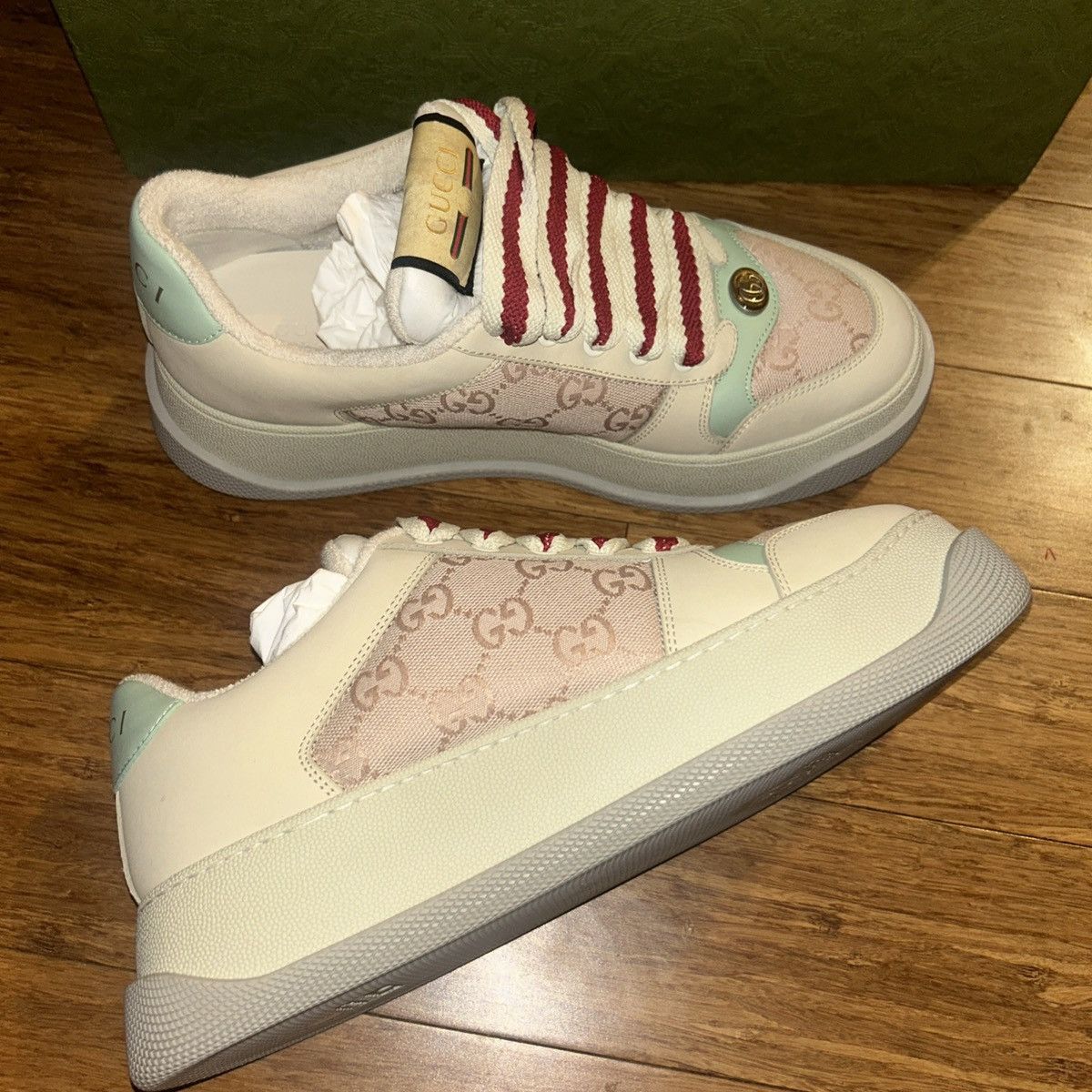 Gucci Gucci GG Monogram Screener Sneaker Size US 10 / IT 40 - 5 Thumbnail