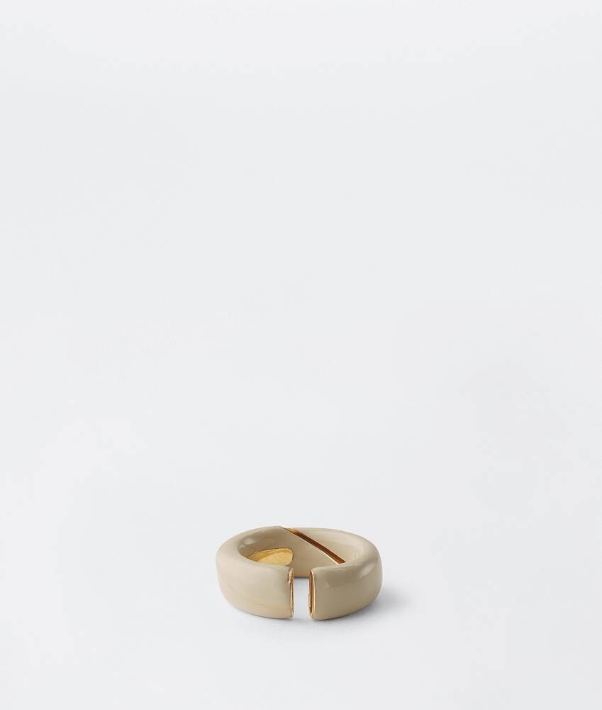 Bottega Veneta o1w1db10525 Size: 09 / Fold Ring in Tapioca Size ONE SIZE - 3 Thumbnail