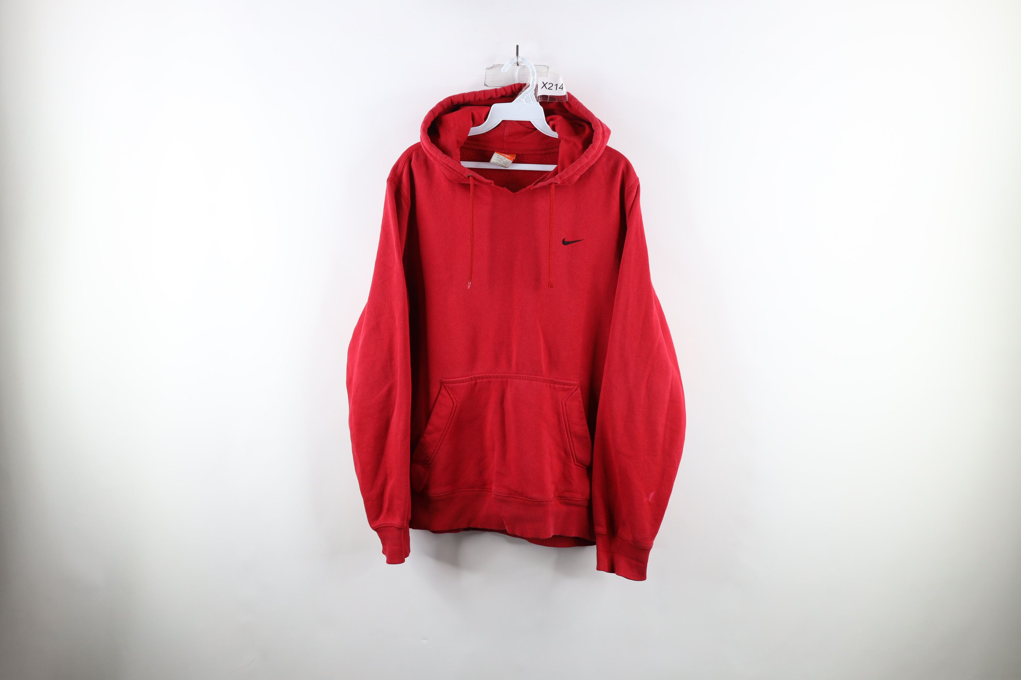 image of Nike Travis Scott Mini Swoosh Hoodie Sweatshirt Red, Men's (Size Medium)