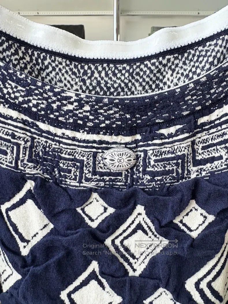 Chanel Chanel Greek series holiday style blue and white geometric Size XS / US 0-2 / IT 36-38 - 4 Thumbnail