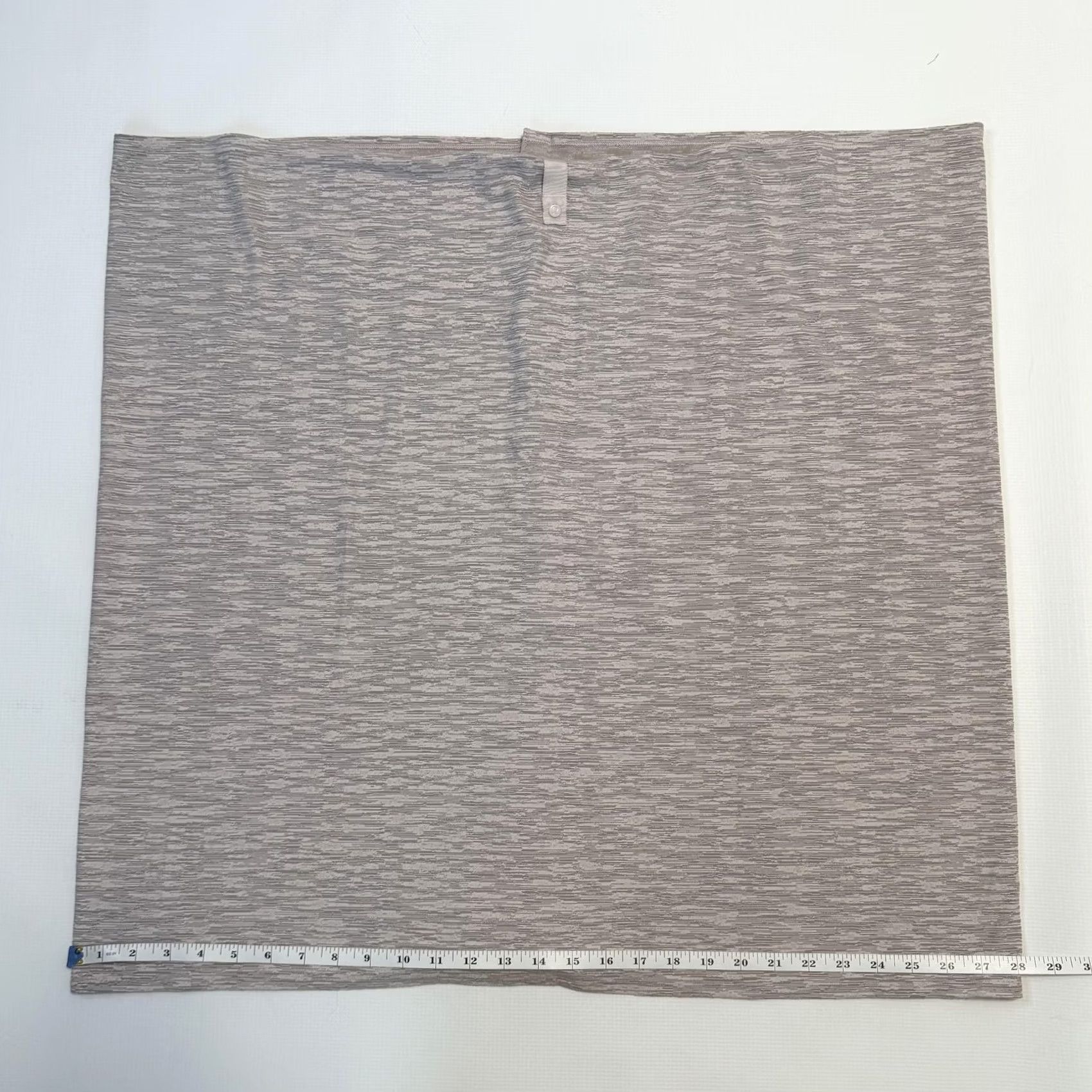 Lululemon Lululemon Scarf Womens One Size Gray Vinyasa Infinity Button Wrap Multiway Knit Jersey Striped Pattern Winter Fall Spring Women Size ONE SIZE - 6 Thumbnail