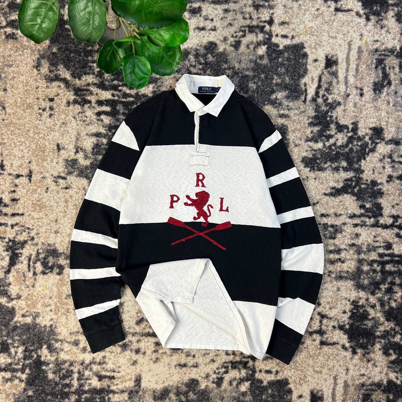 Polo Ralph Lauren Polo Ralph Lauren Big Logo Chief Keef Rurby Long Sleeve Size US L / EU 52-54 / 3 - 1 Thumbnail