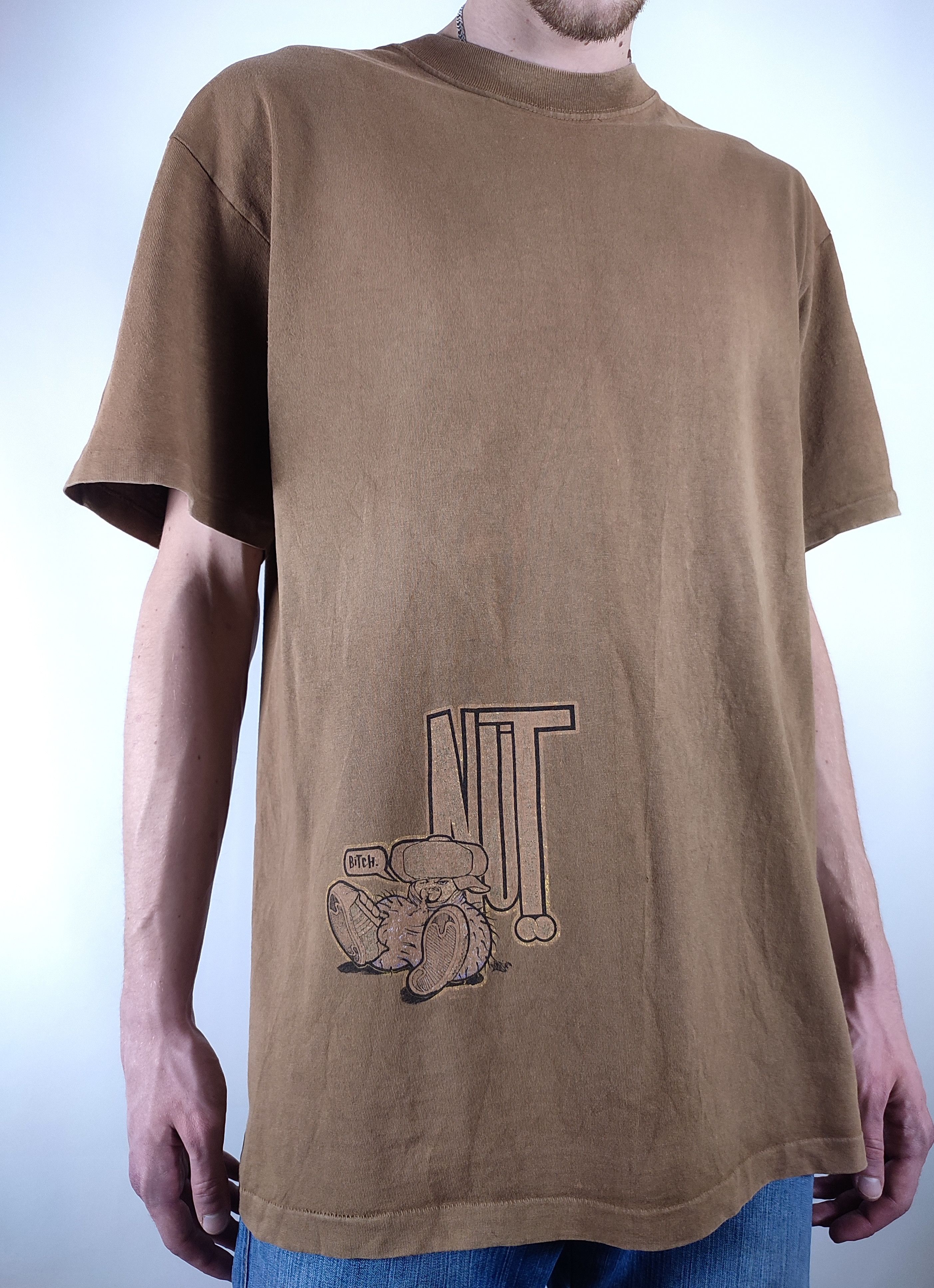 Rap Tees 90s Vintage Nasty Urban Tribe NUT Single Stitch T-Shirt Tee Size US XL / EU 56 / 4 - 3 Thumbnail