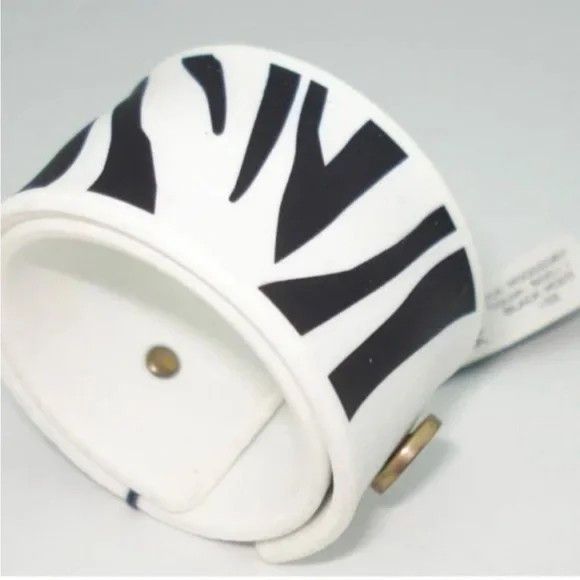 Marc by Marc Jacobs Marc By Marc Jacobs Zebra Print pattern Slap Bracelet Size ONE SIZE - 1 Thumbnail