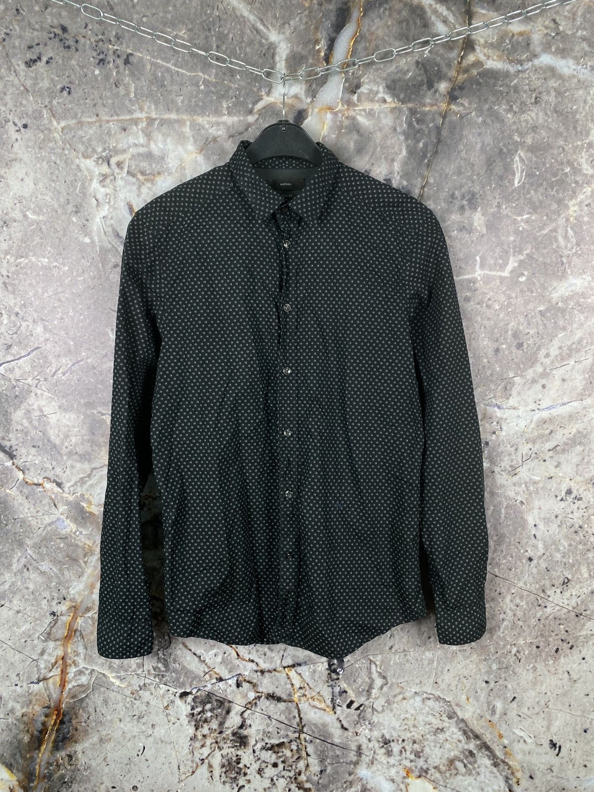 Diesel Men’s Diesel Shirt Button Up Streetwear Size Large Size US L / EU 52-54 / 3 - 1 Thumbnail