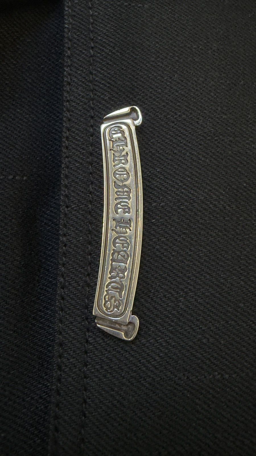 Chrome Hearts RARE! Chrome Hearts Street Sweeper Denim Pants Black Size US 31 - 8 Thumbnail