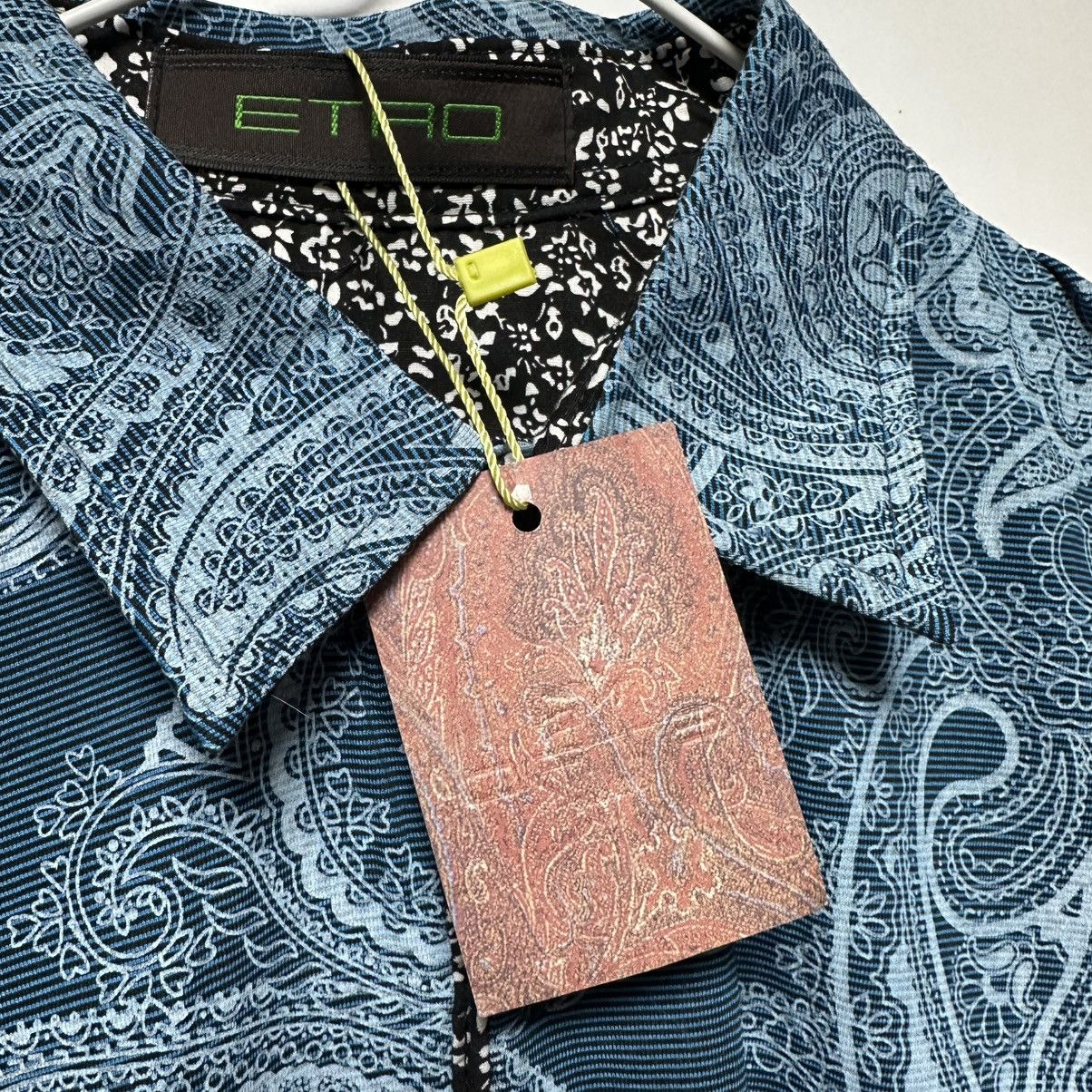 Etro Etro Luxury Shirt Italy Desinger Size US S / EU 44-46 / 1 - 3 Thumbnail