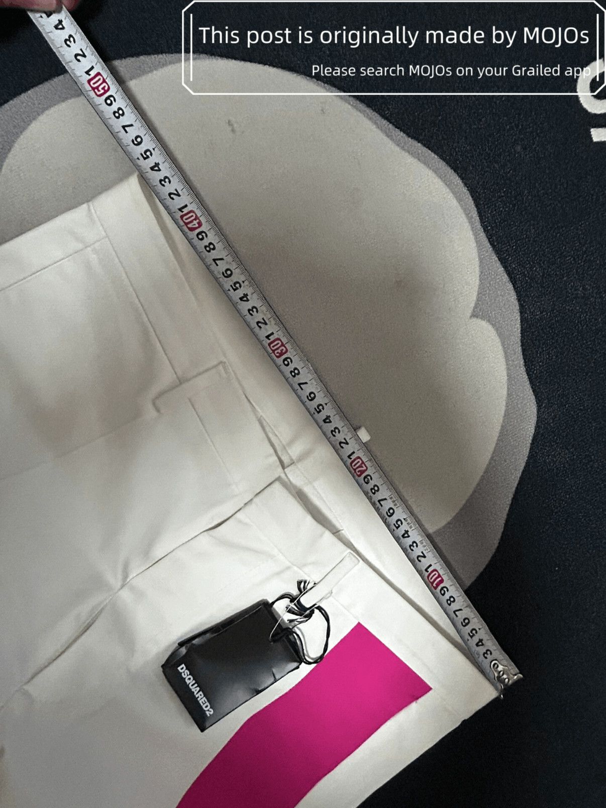 Dsquared2 Sz 48 Dsquared2 Pink Stripe White Pants mojos144019 Size US 32 / EU 48 - 5 Thumbnail