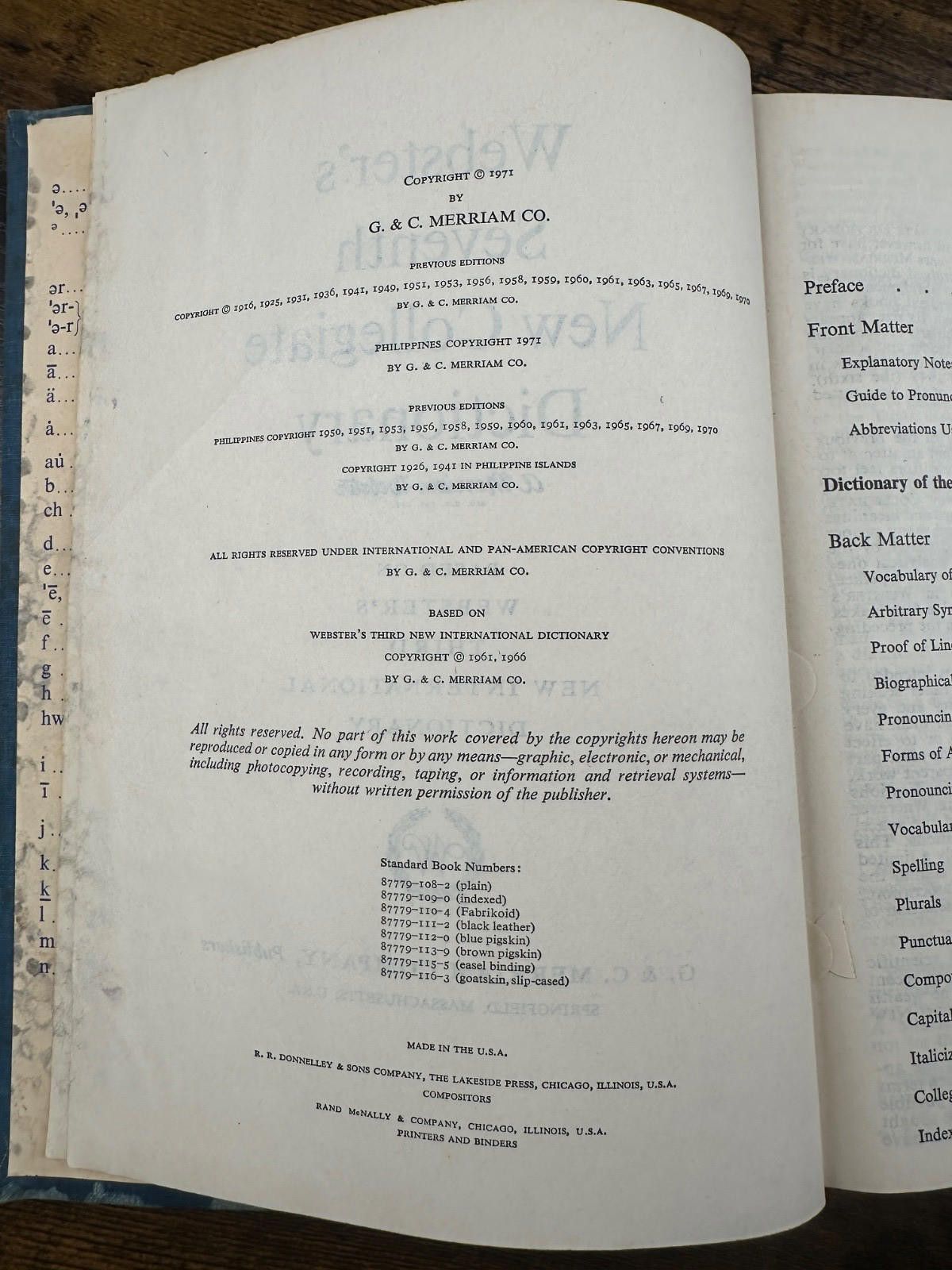 Other Webster's Seventh New Collegiate Dictionary Size ONE SIZE - 9 Thumbnail