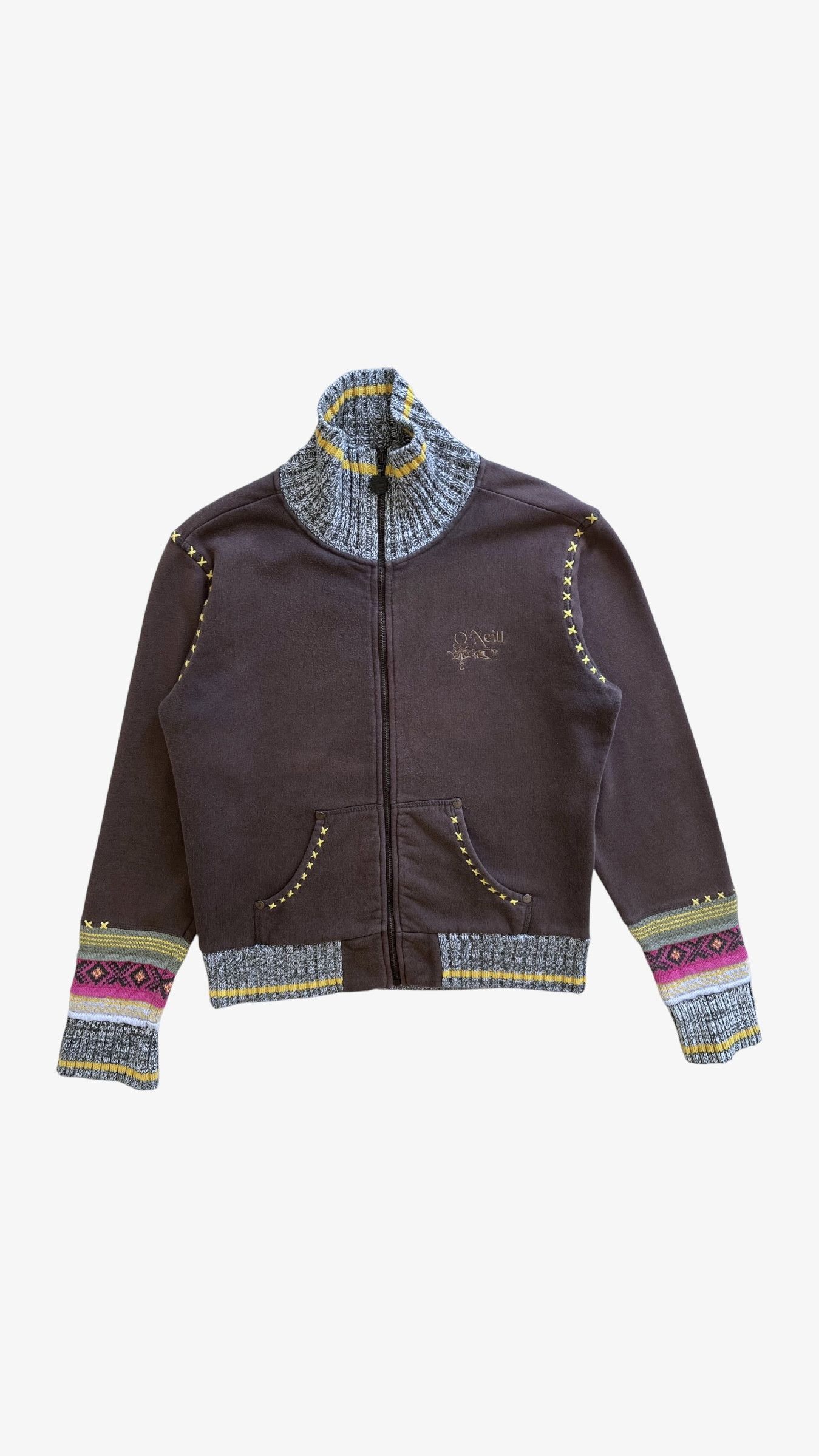 O'Neill Vintage Y2K Women's O'Neil Brown Faded Jacket Size M / US 6-8 / IT 42-44 - 1 Thumbnail