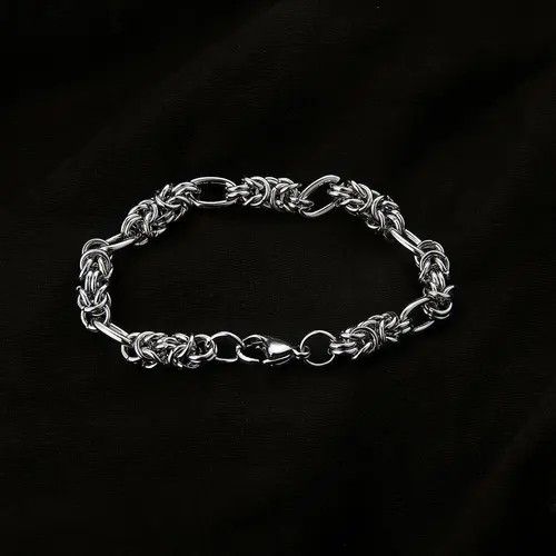 Other Silver Titanium Men's Vintage Bracelet Size ONE SIZE - 4 Thumbnail