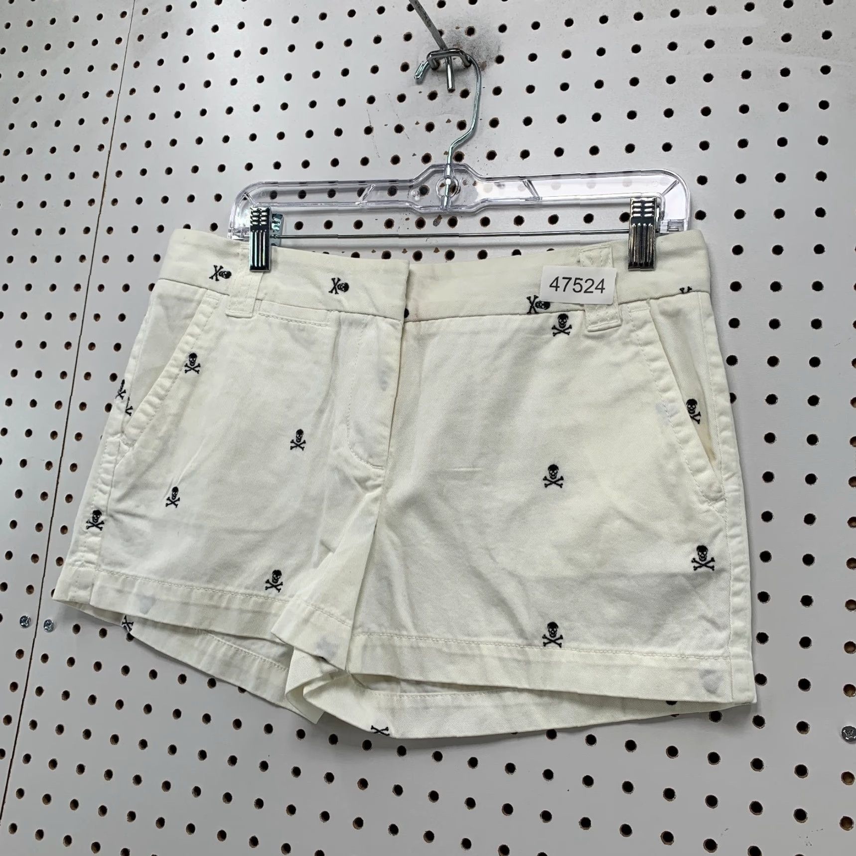 Bones J Crew Chino Shorts Women 6 White Bermuda 32x3.5 XS? Size 28" / US 6 / IT 42 - 6 Thumbnail