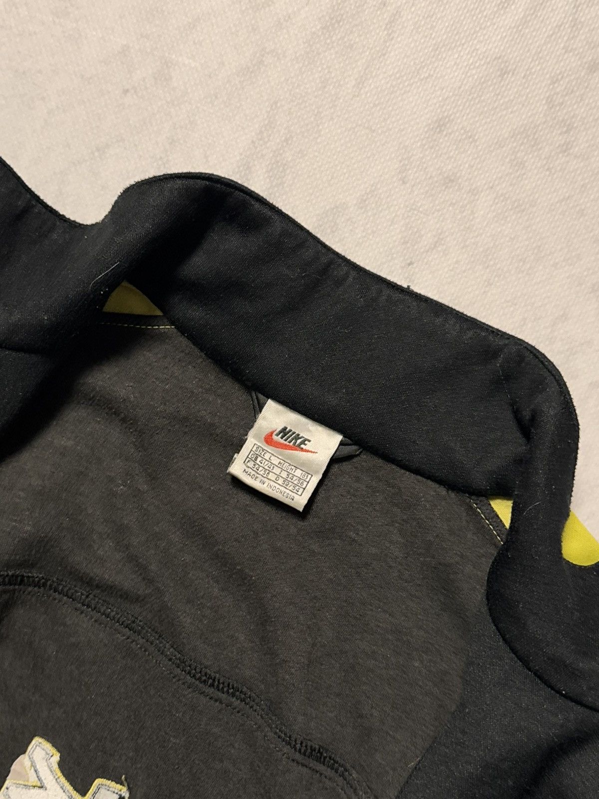 Nike × Vintage 90s Nike Vintage Big Logo Oversize Boxy Fit Track Jacket Size US L / EU 52-54 / 3 - 7 Thumbnail