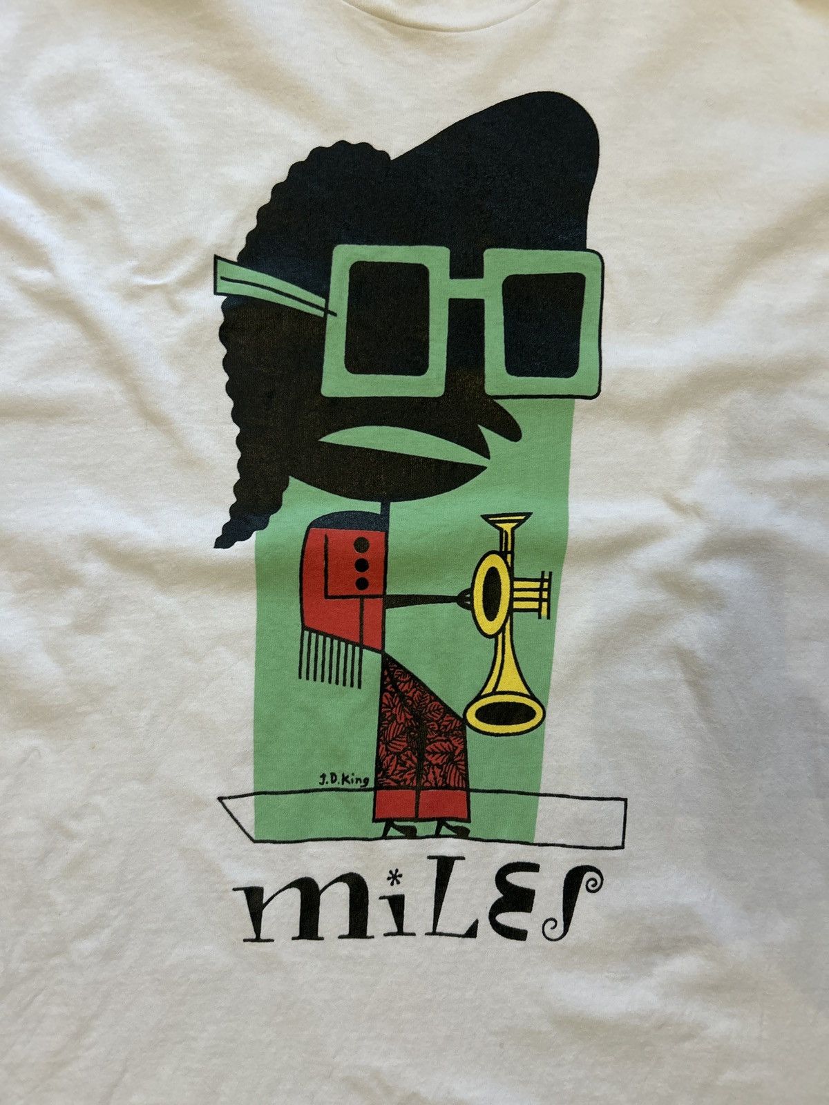 Vintage Vintage 90s Miles Davis T shirt Size XL Rare Jazz Tee Promo Size US XL / EU 56 / 4 - 3 Thumbnail