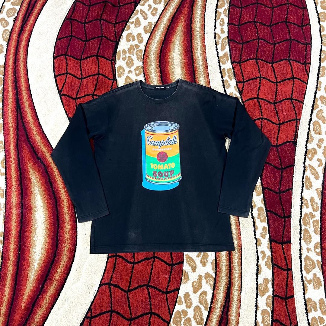 Andy Warhol Thrashed Faded 2004 Andy Warhol Long Sleeve T Shirt Size US L / EU 52-54 / 3 - 1 Thumbnail
