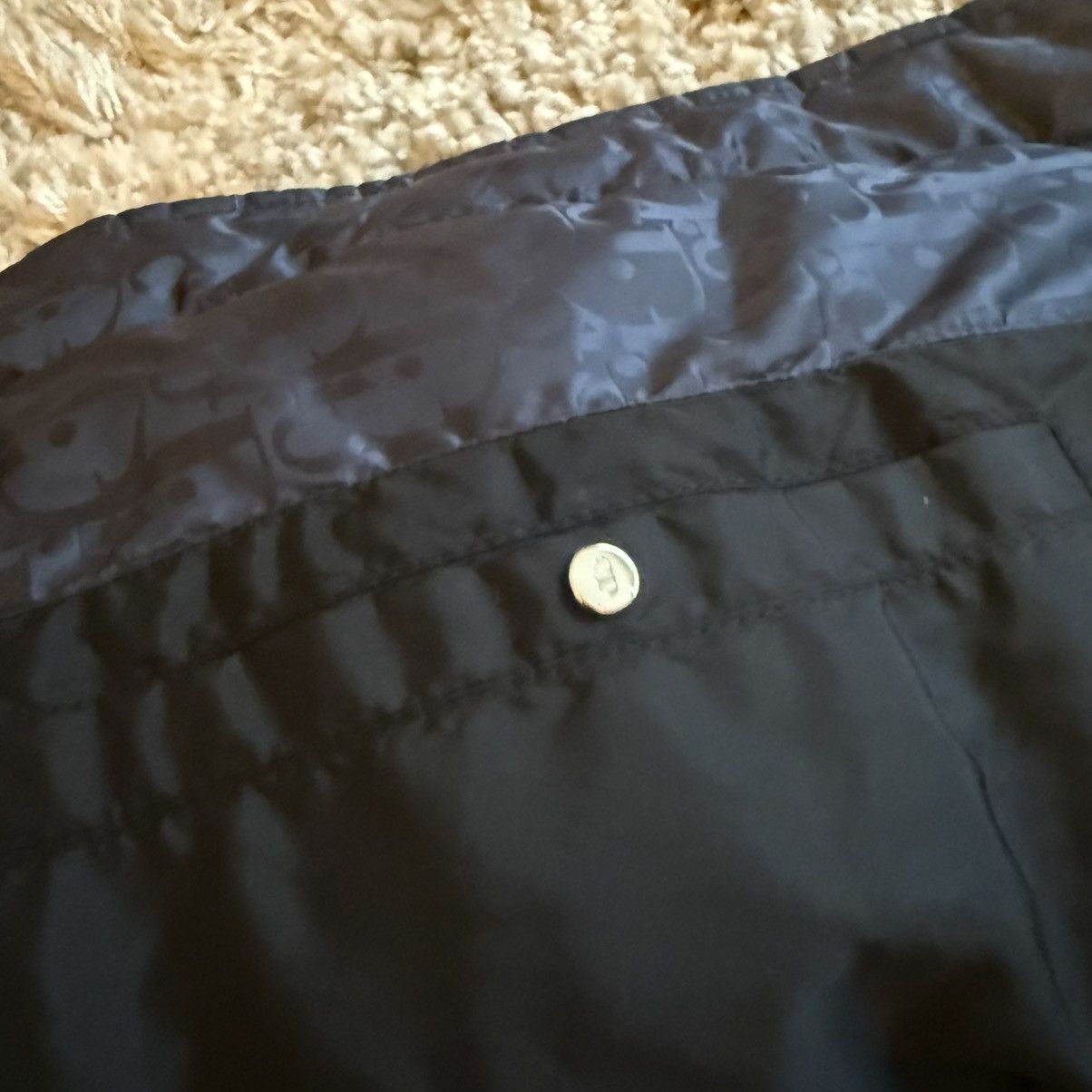 Dior Christian Dior homme paris navy blue oblique down jacket Size US S / EU 44-46 / 1 - 8 Thumbnail
