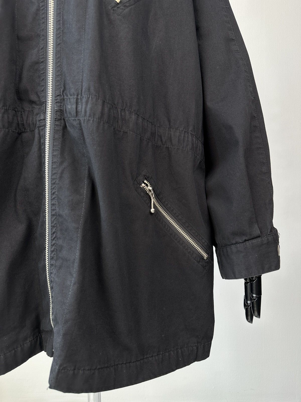 Gudrun Sjoden GUDRUN SJODEN Oversized Black Parka Jacket size M Size M / US 6-8 / IT 42-44 - 9 Thumbnail