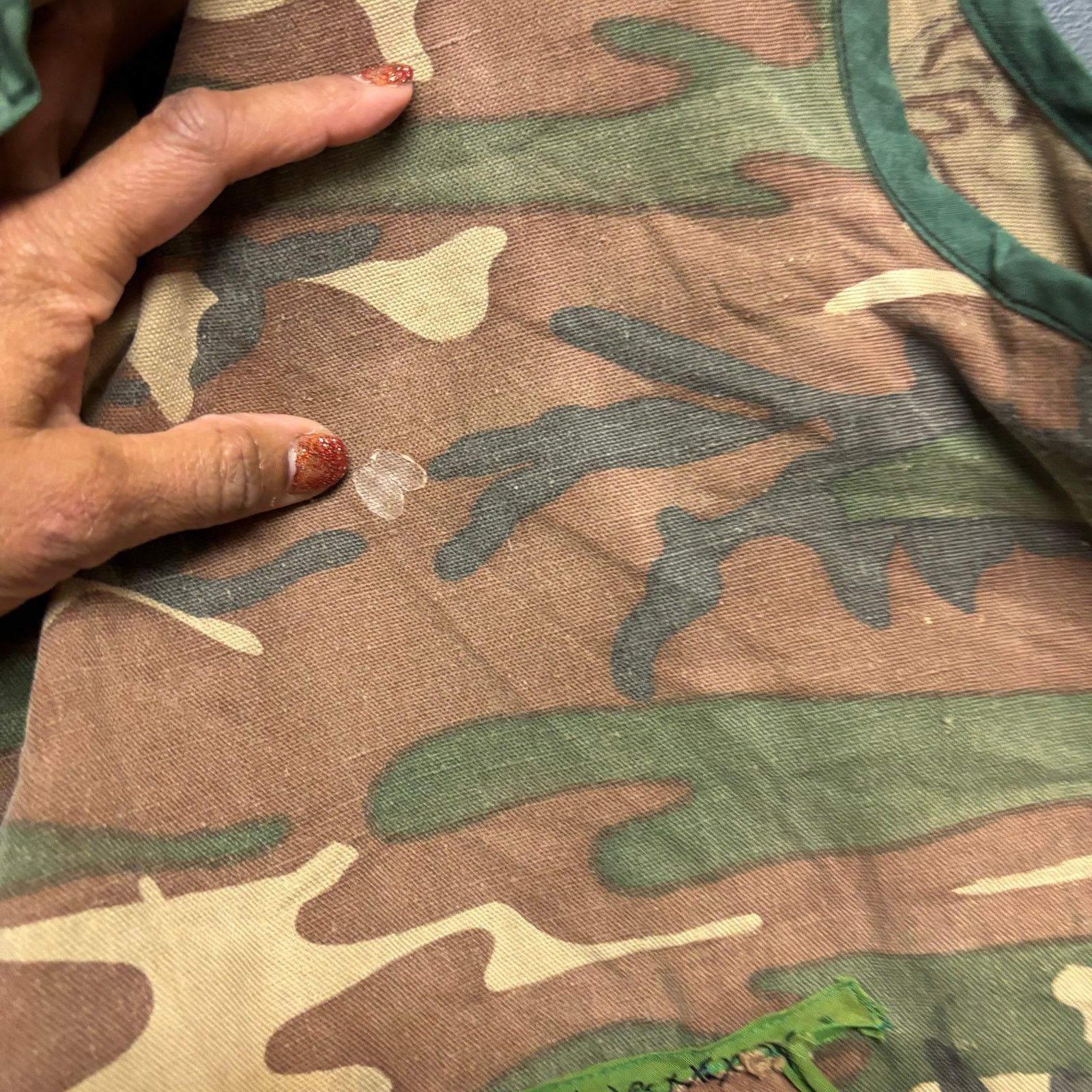 Handmade Handmade Camo Utility Vest Distressed Military Tactical Styl Size US M / EU 48-50 / 2 - 14 Thumbnail