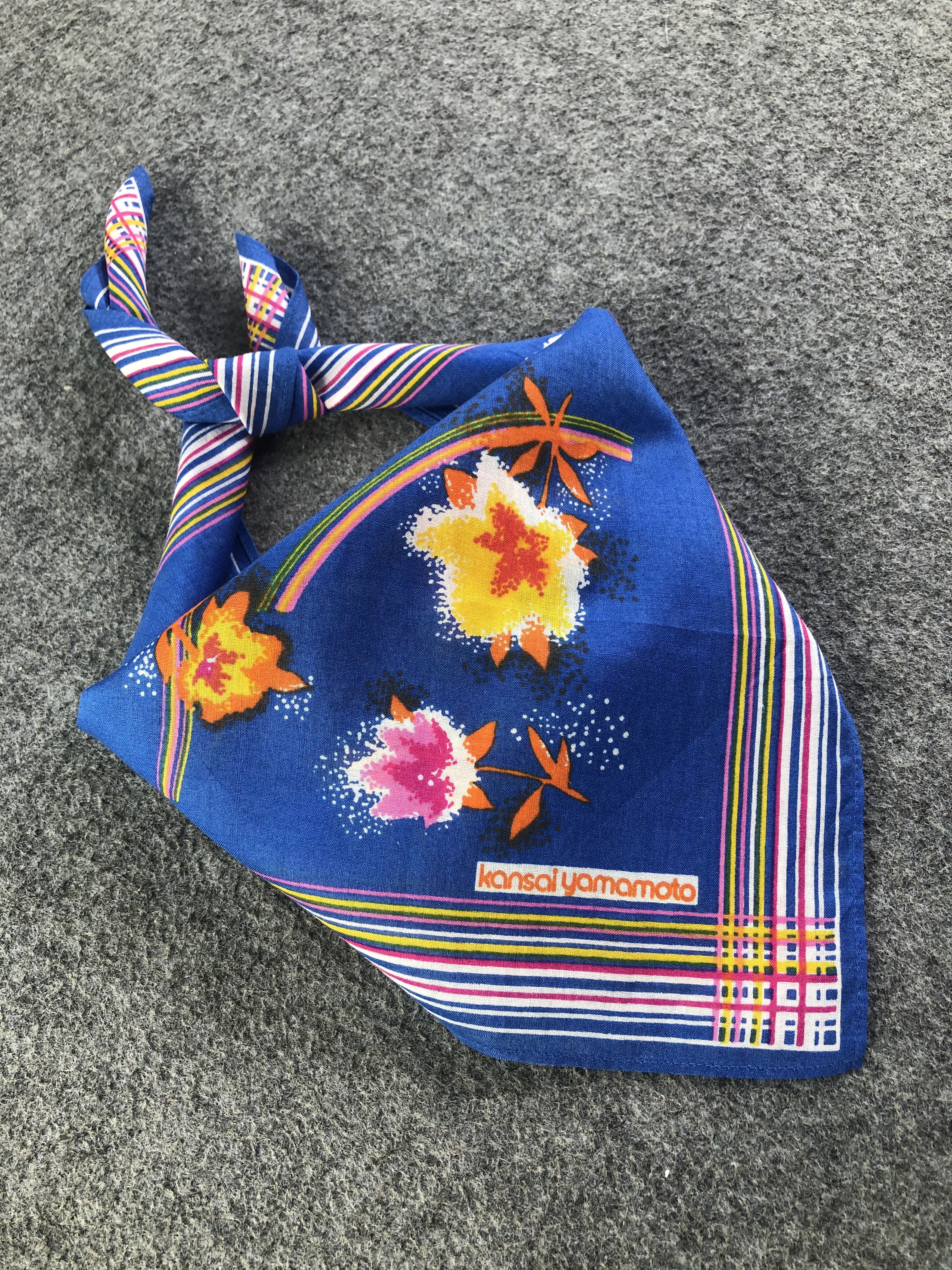 Japanese Brand × Kansai Yamamoto × Vintage Kansai Yamamoto Handkerchief / Bandana / Neckerchief Size ONE SIZE - 2 Thumbnail
