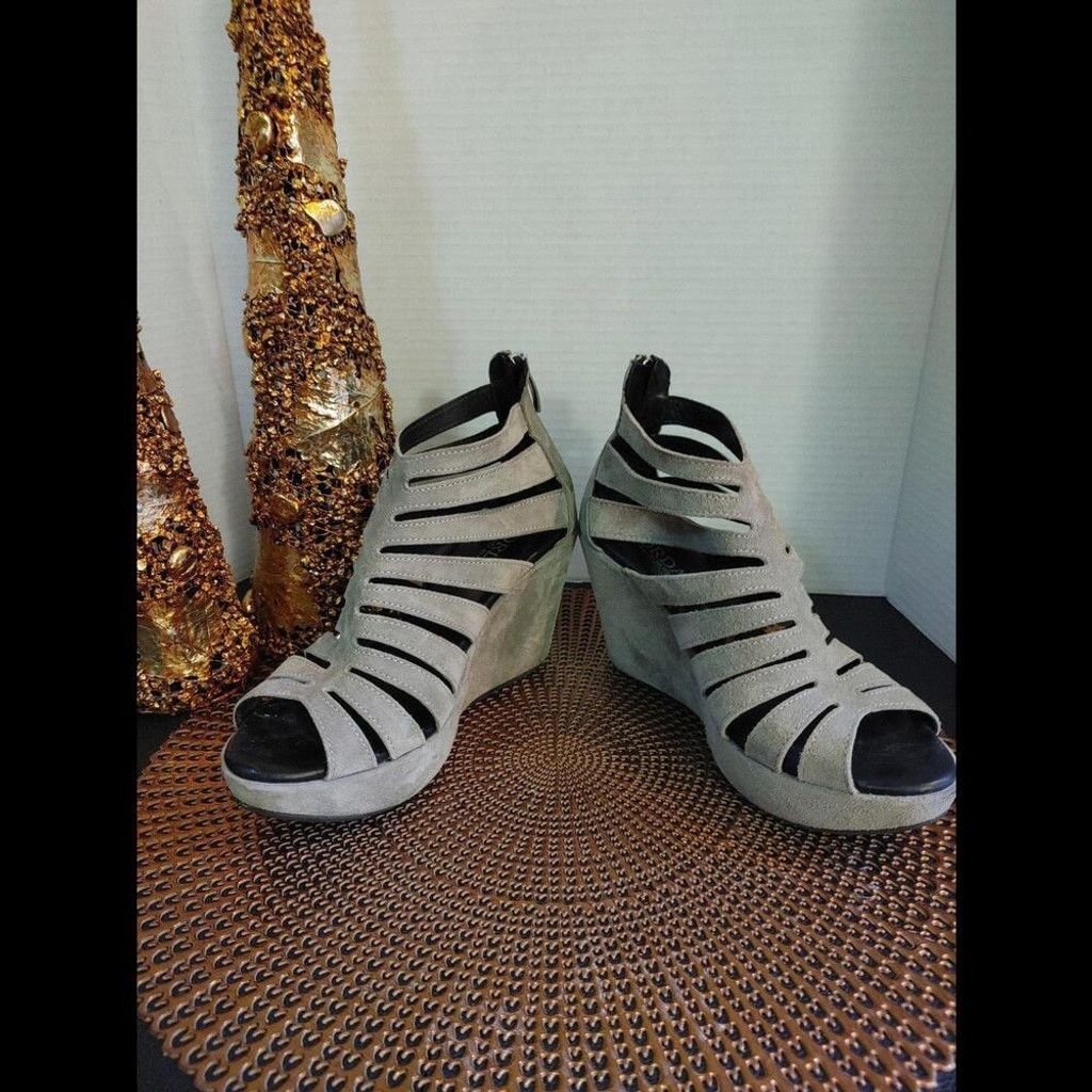 Other Stylish Cordani Strappy Wedge Heels Size US 7.5 / IT 37.5 - 4 Thumbnail
