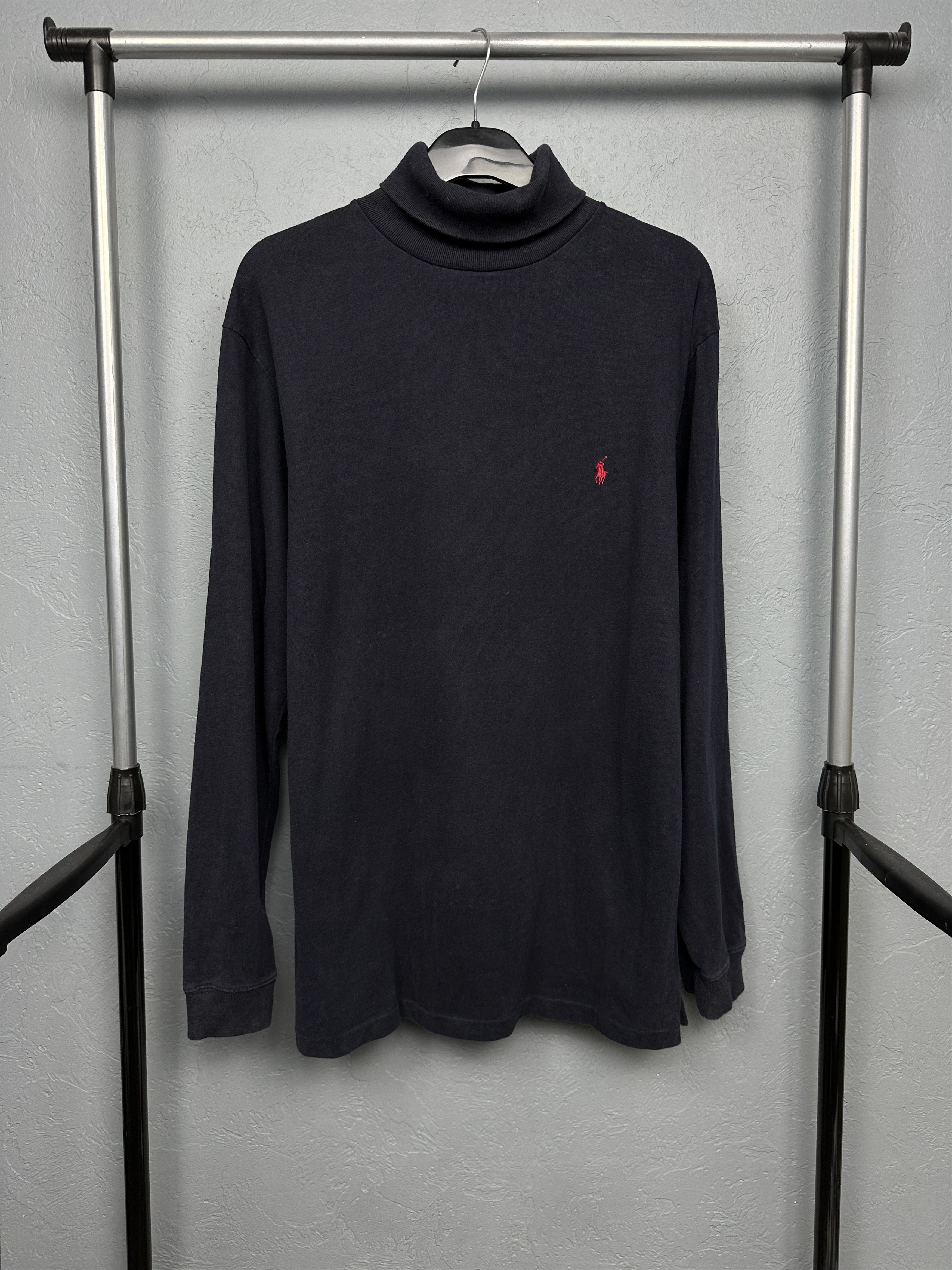 Polo Ralph Lauren Polo Ralph Lauren Mens Vintage Turtleneck High Neck Sweater Size US M / EU 48-50 / 2 - 1 Thumbnail